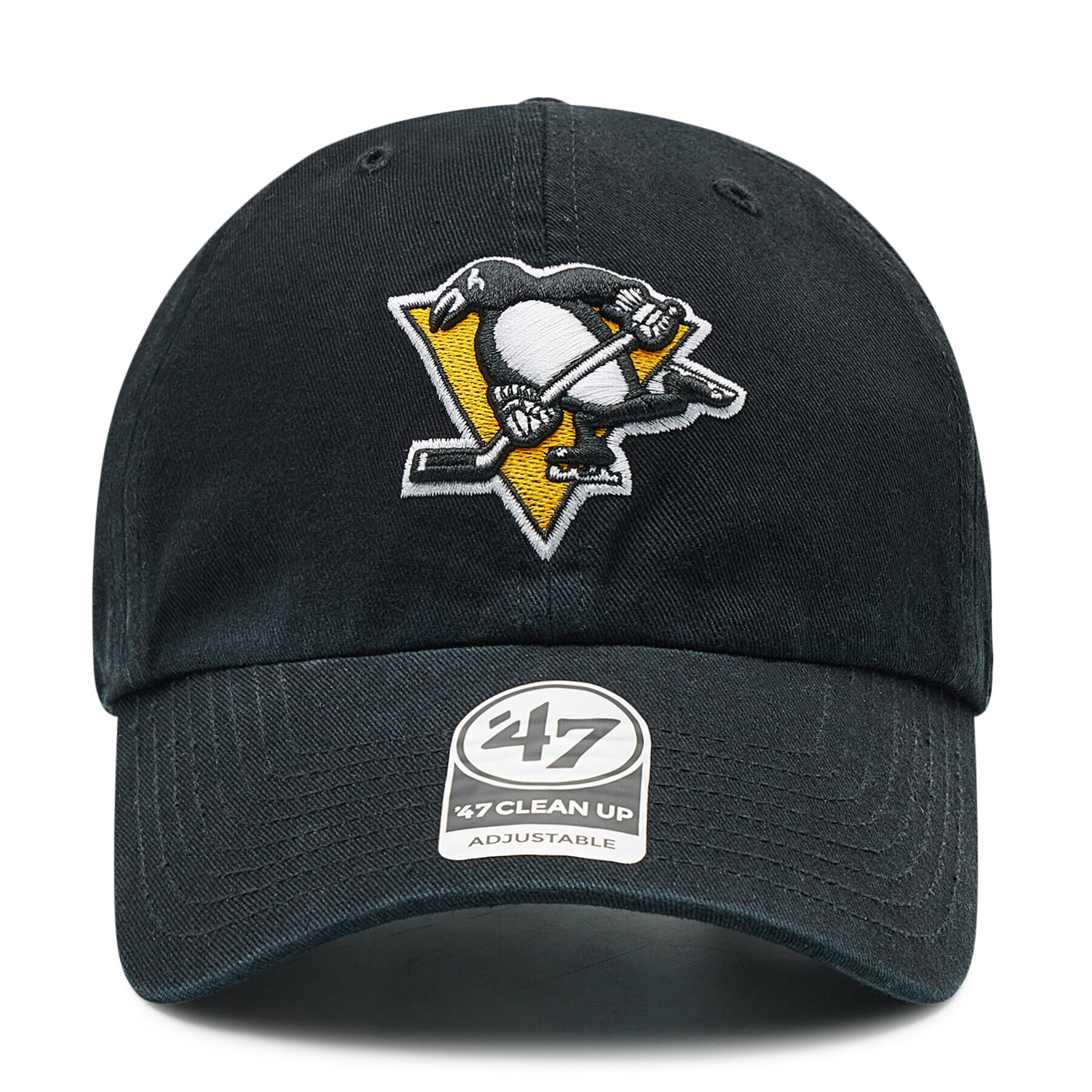 47 Brand Șapcă Pittsburgh Penguins '47 Clean Up H-RGW15GWS-BKB Negru - Pled.ro