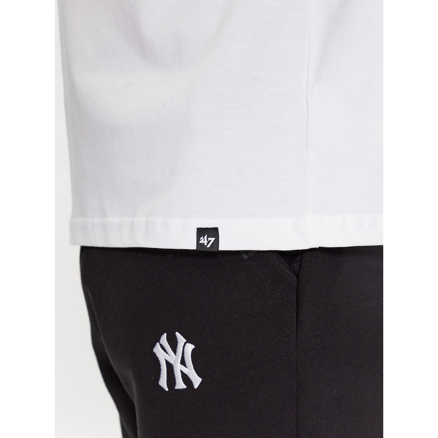 47 Brand Tricou New York Yankees BB017TEMECH589889WW Bej Regular Fit - Pled.ro