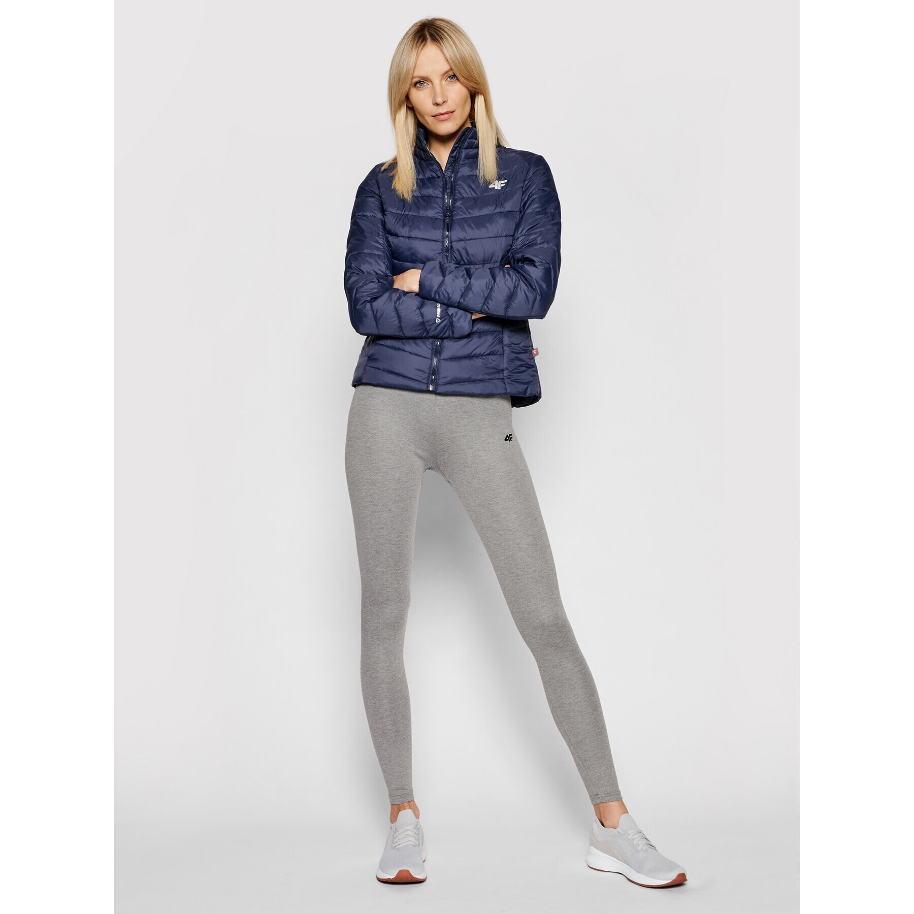 4F Colanți H4L21-LEG010 Gri Slim Fit - Pled.ro