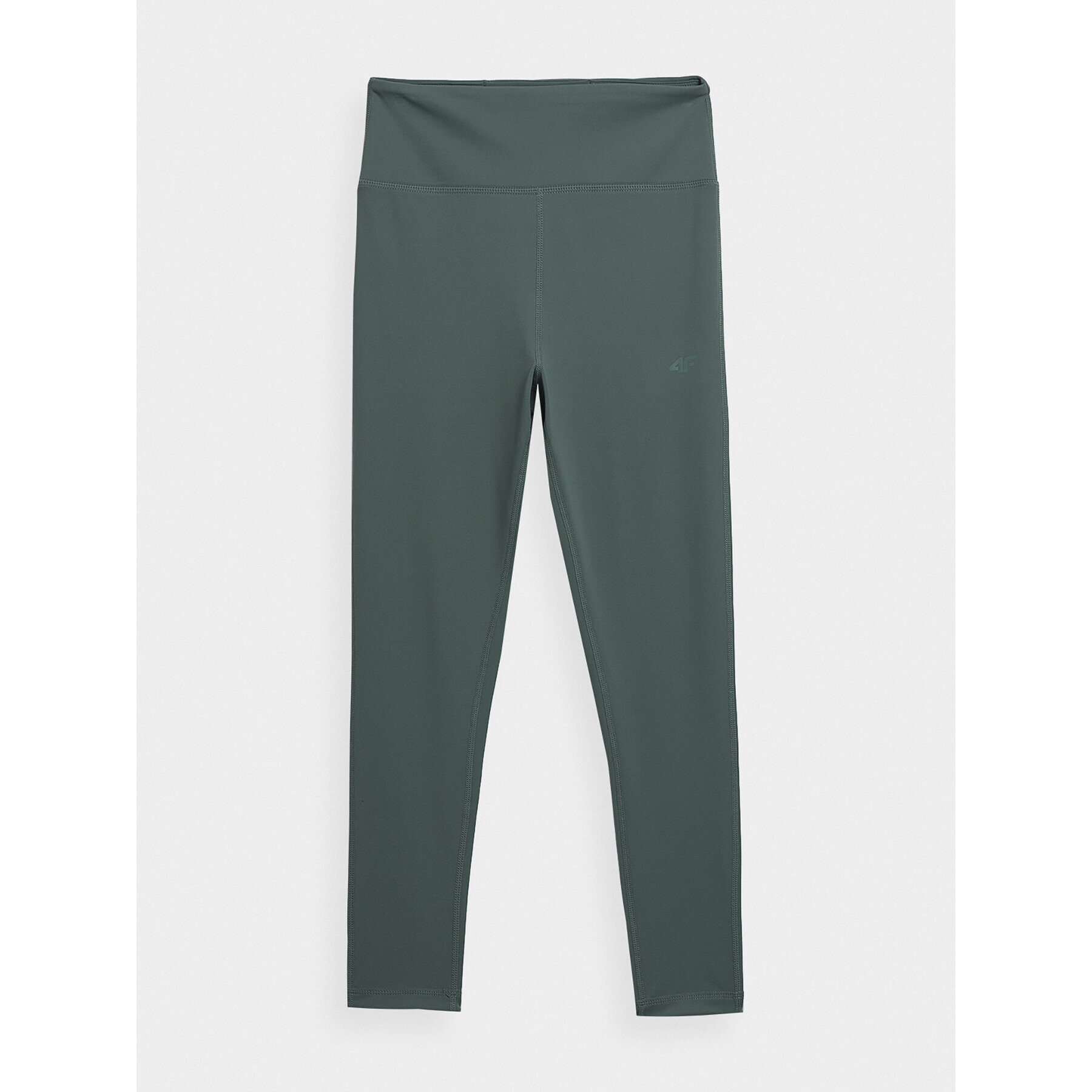 4F Colanți AW23TFTIF155 Verde Slim Fit - Pled.ro