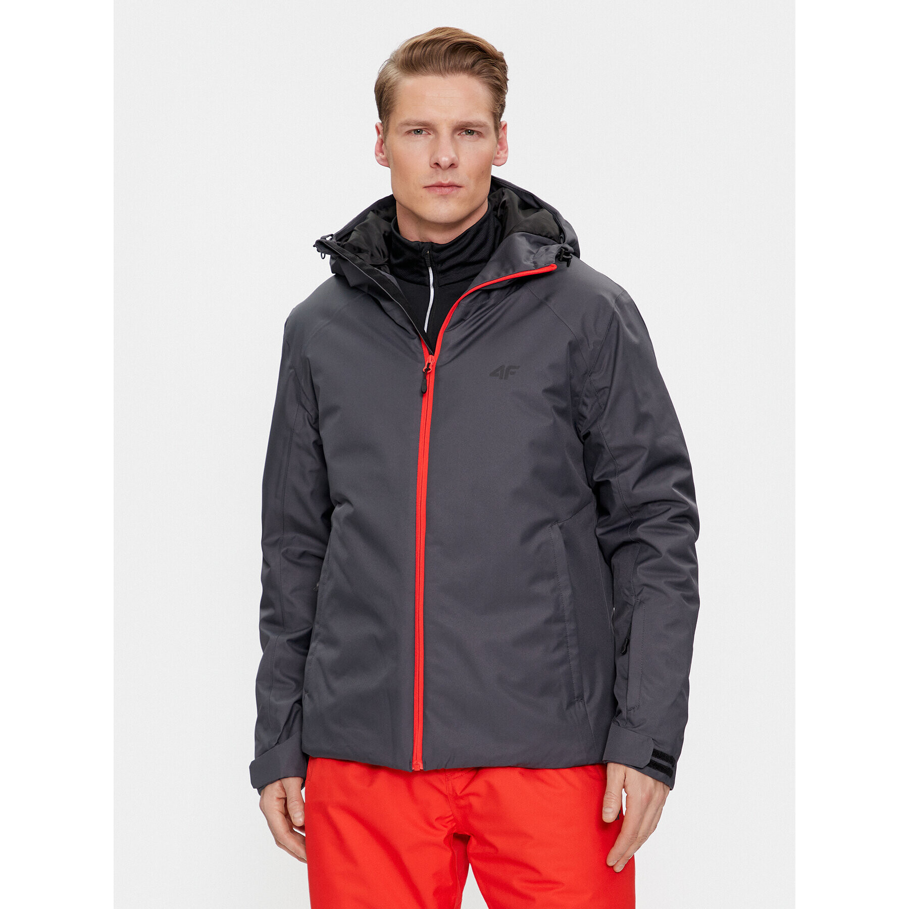 4F Geacă de schi AW23TTJAM305 Gri Regular Fit - Pled.ro