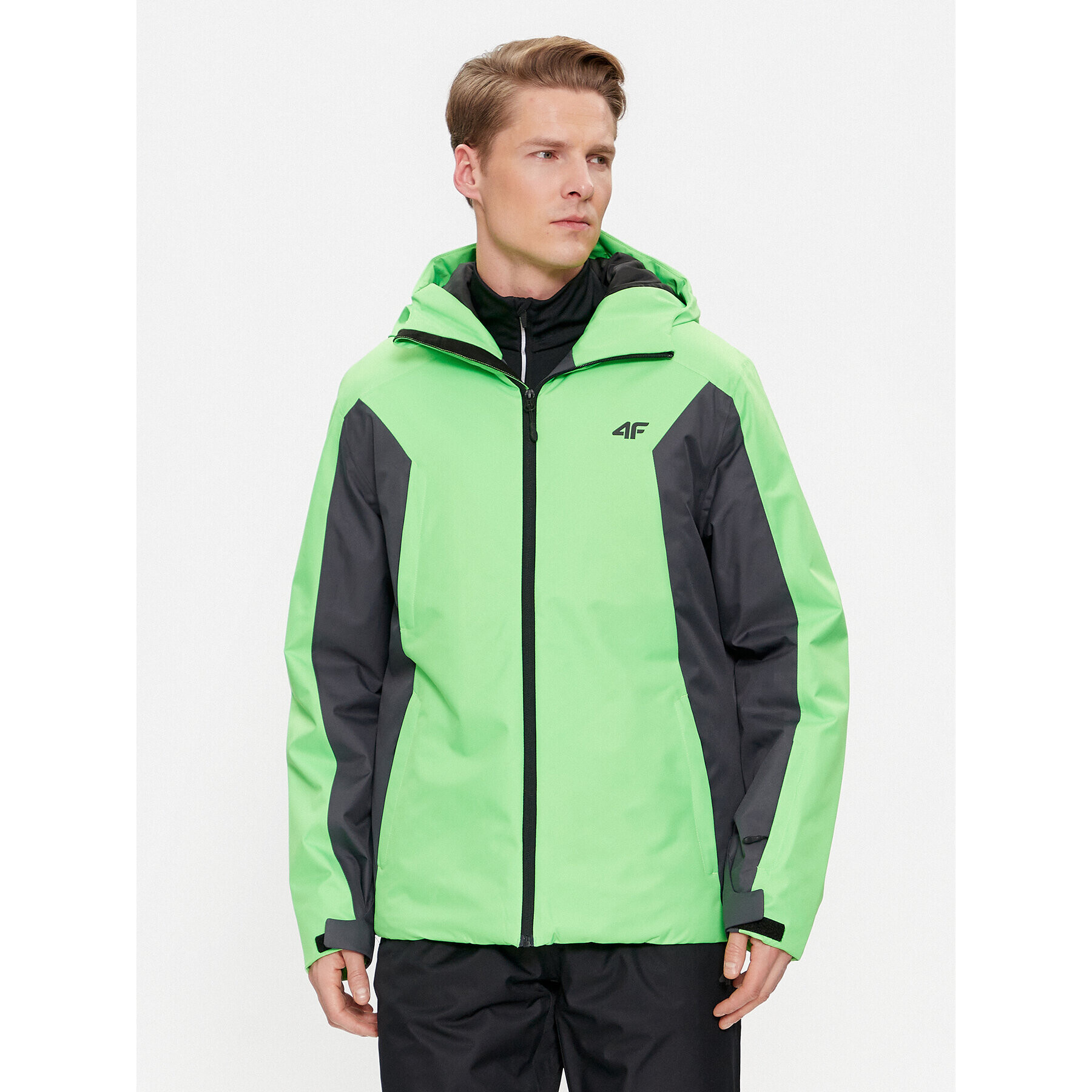 4F Geacă de schi AW23TTJAM306 Verde Regular Fit - Pled.ro