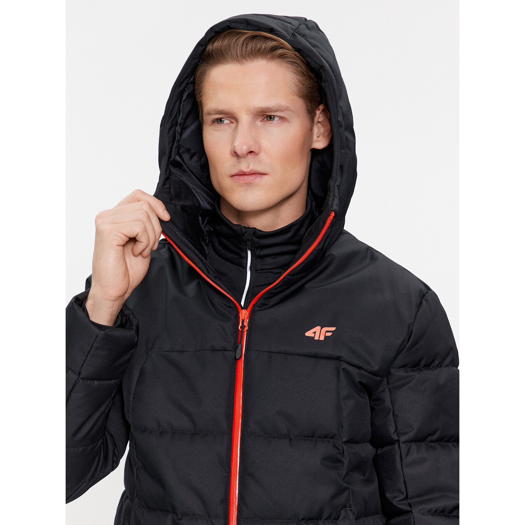 4F Geacă de schi AW23TTJAM307 Negru Regular Fit - Pled.ro