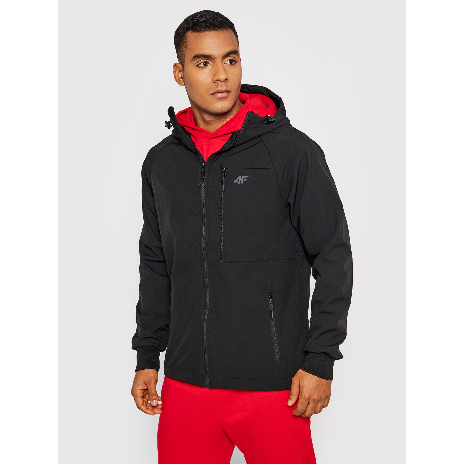 4F Geacă softshell H4Z21-SFM002 Negru Regular Fit - Pled.ro