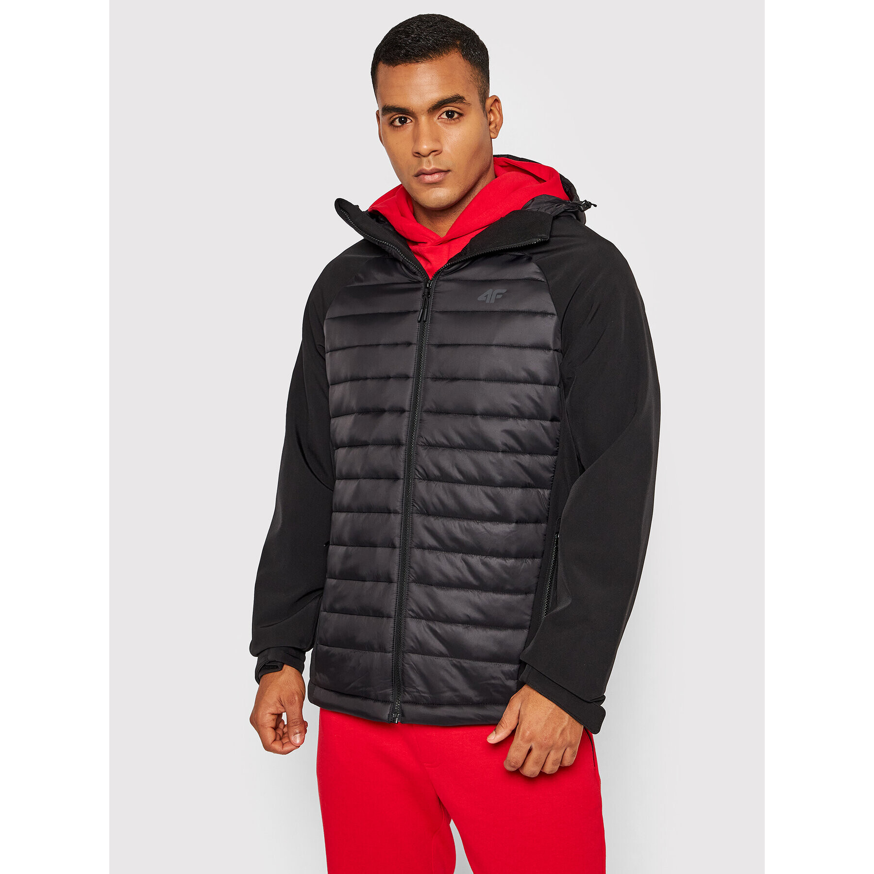 4F Geacă softshell H4Z21-SFM003 Negru Regular Fit - Pled.ro