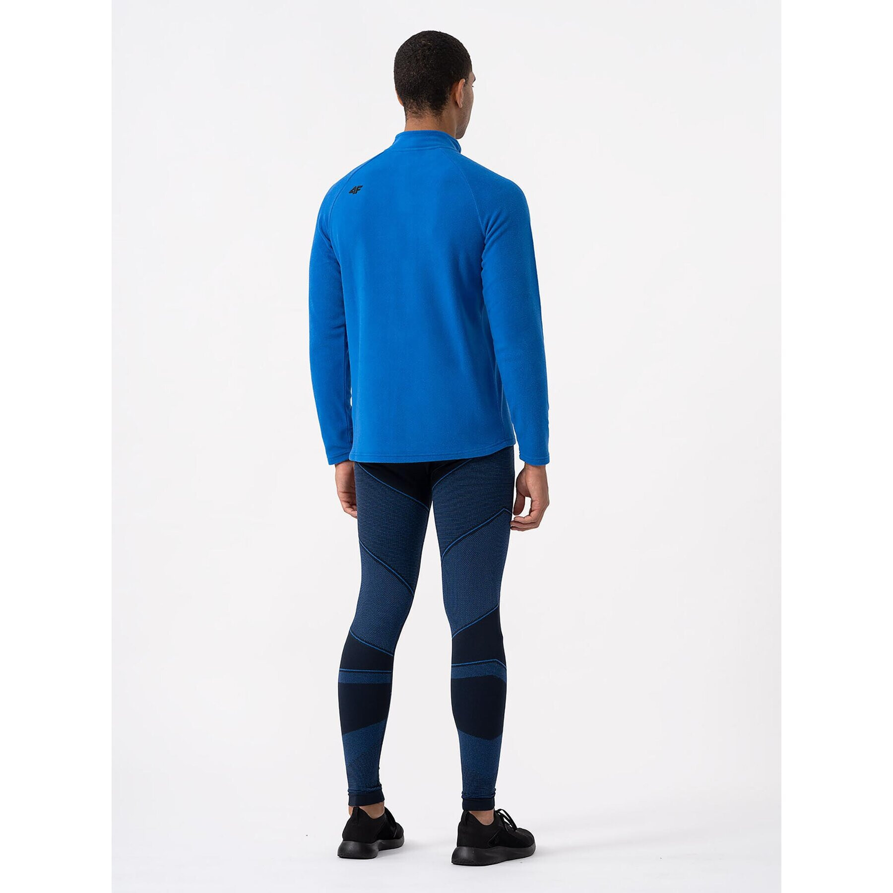 4F Lenjerie de corp termoactivă partea de sus AW23UFLEM034 Albastru Slim Fit - Pled.ro