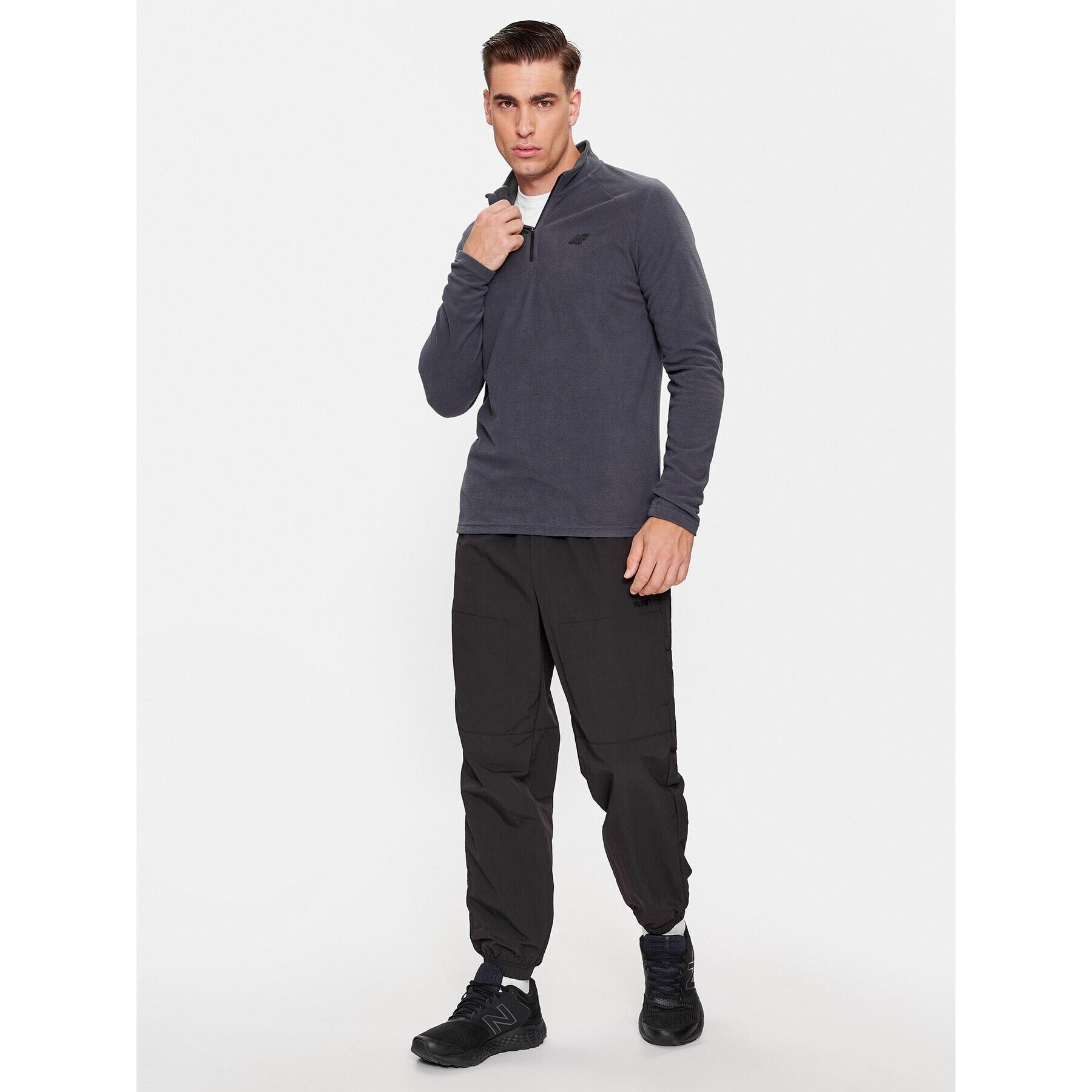 4F Lenjerie de corp termoactivă partea de sus AW23UFLEM034 Colorat Slim Fit - Pled.ro