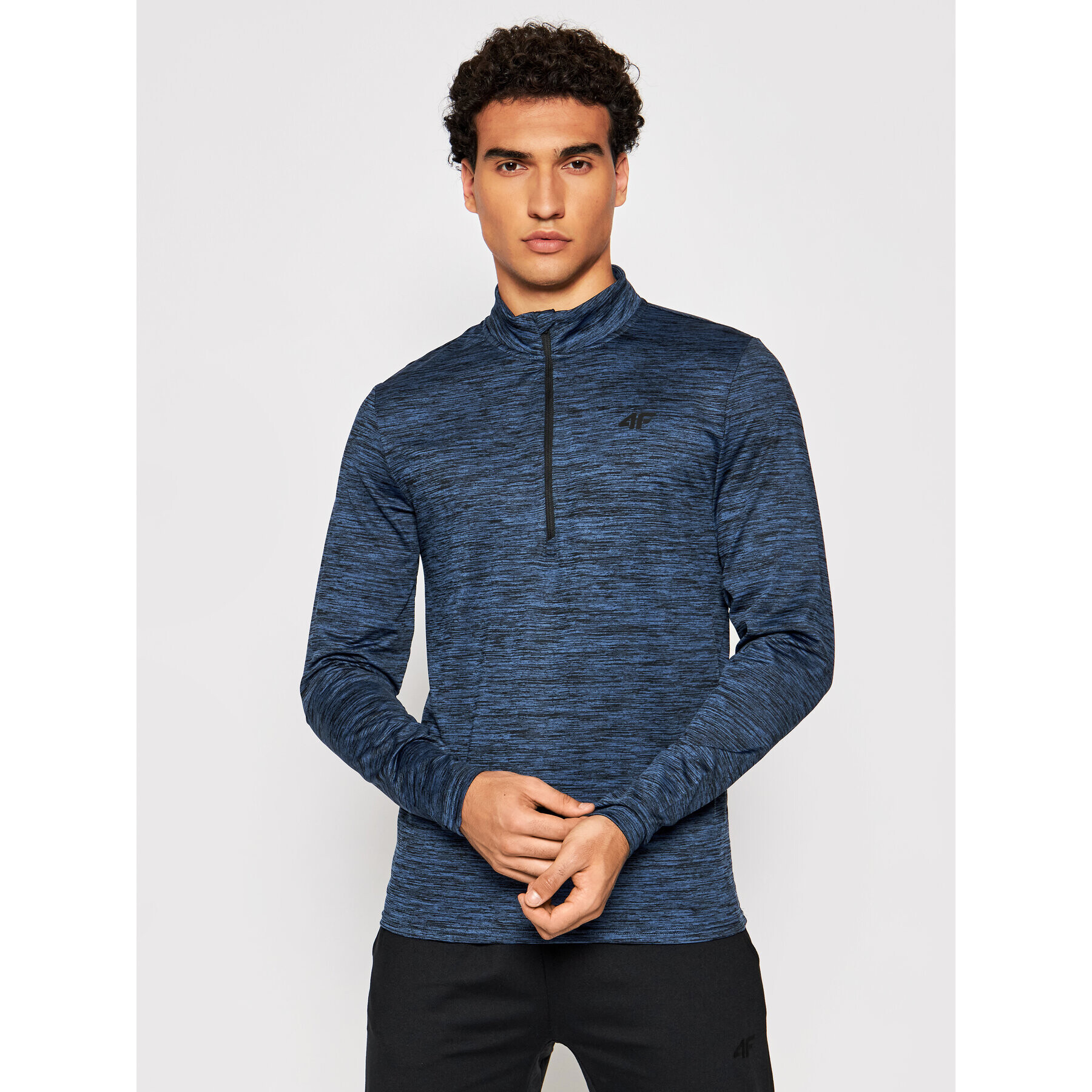 4F Lenjerie de corp termoactivă partea de sus H4Z20-BIMD033 Bleumarin Slim Fit - Pled.ro