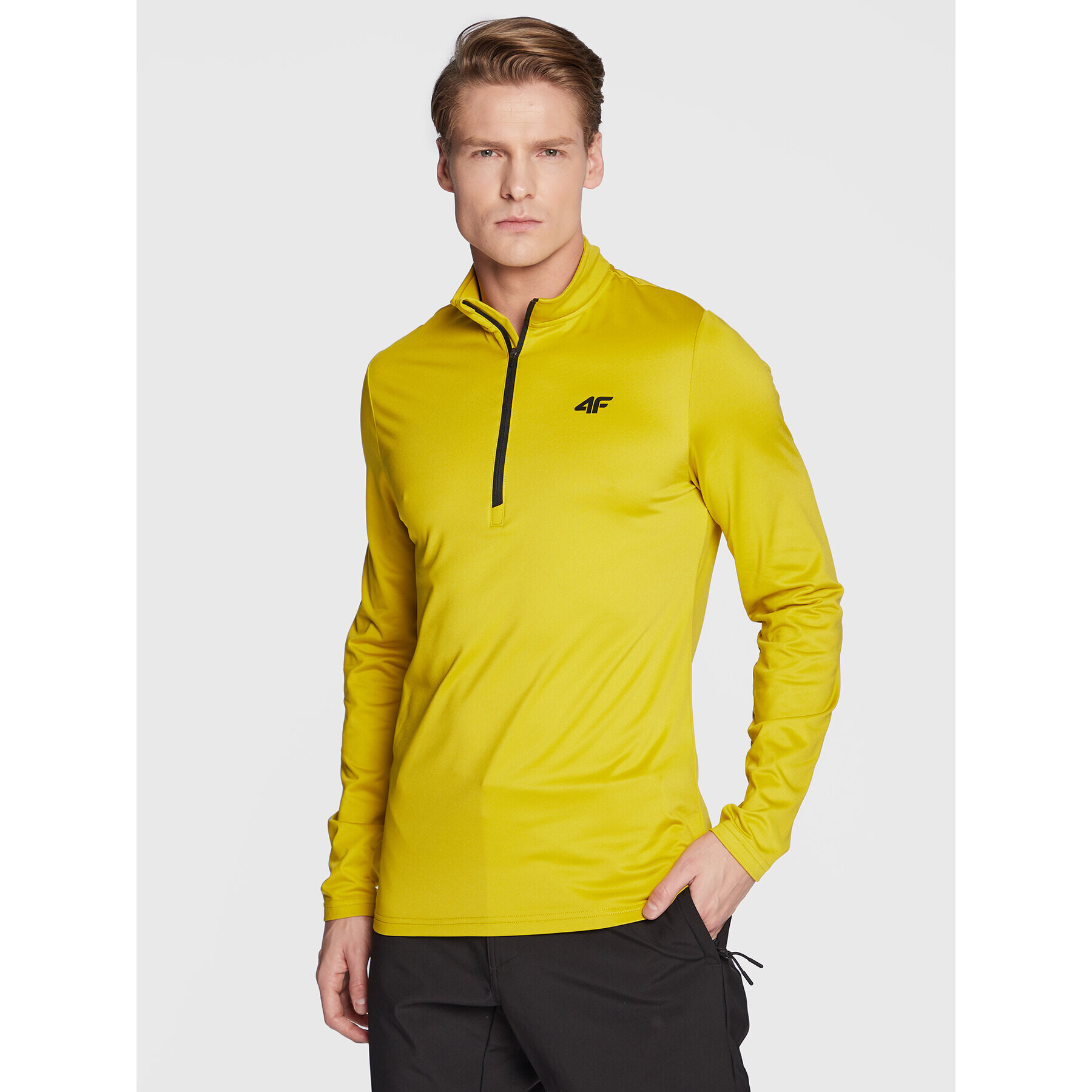 4F Lenjerie de corp termoactivă partea de sus H4Z22-BIMD030 Galben Slim Fit - Pled.ro