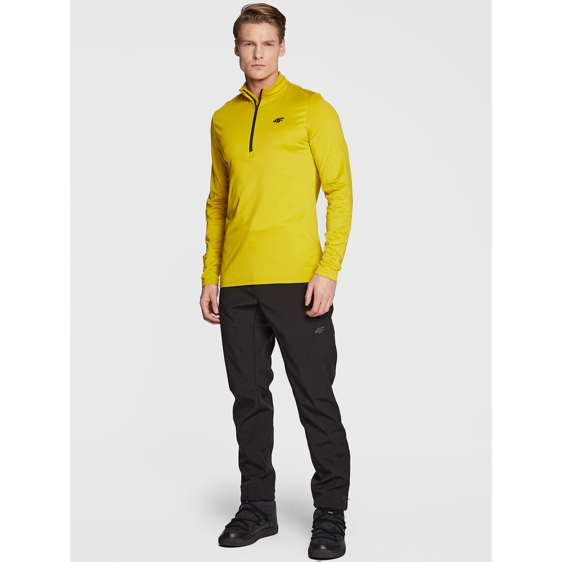 4F Lenjerie de corp termoactivă partea de sus H4Z22-BIMD030 Galben Slim Fit - Pled.ro