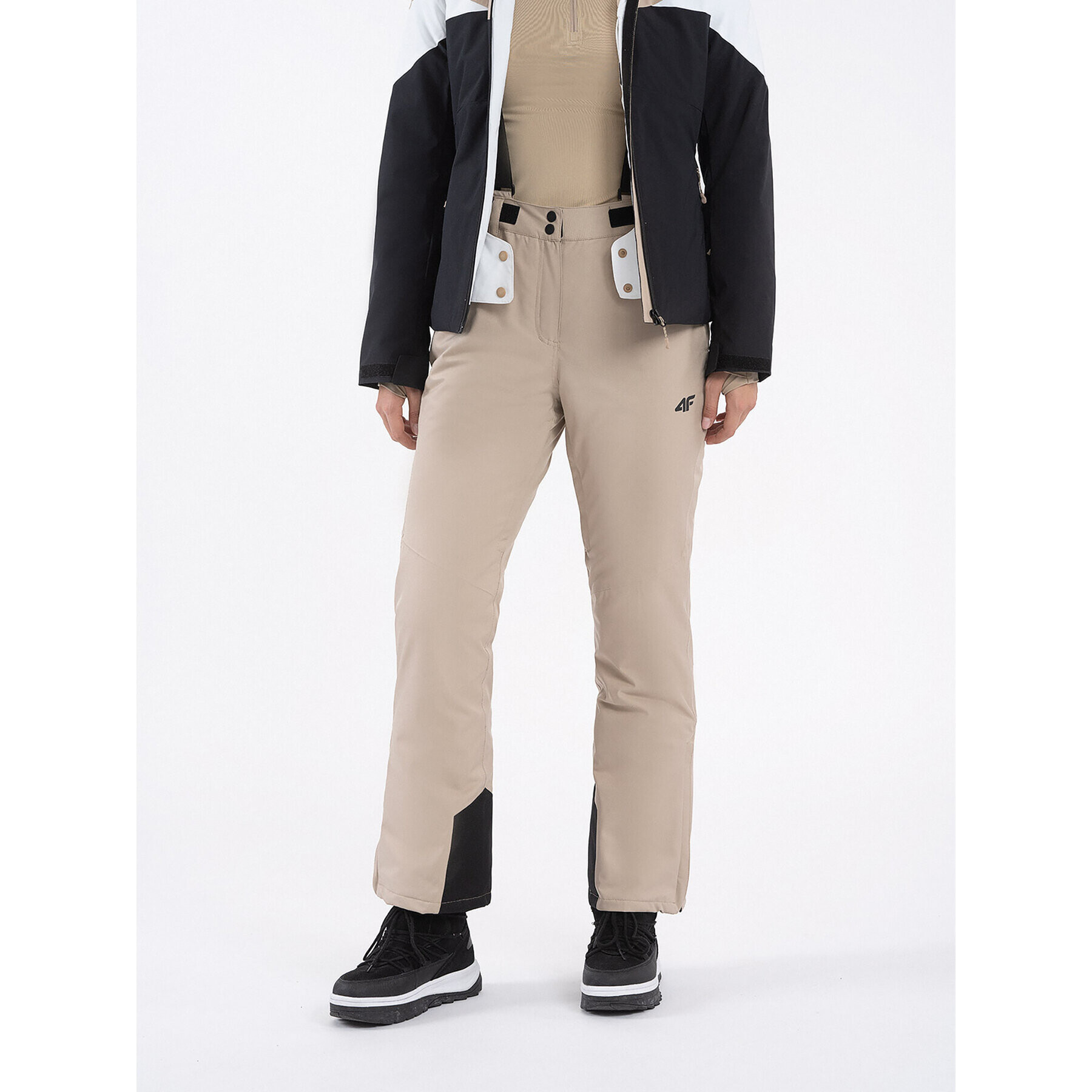 4F Pantaloni de schi AW23TFTRF400 Maro Regular Fit - Pled.ro