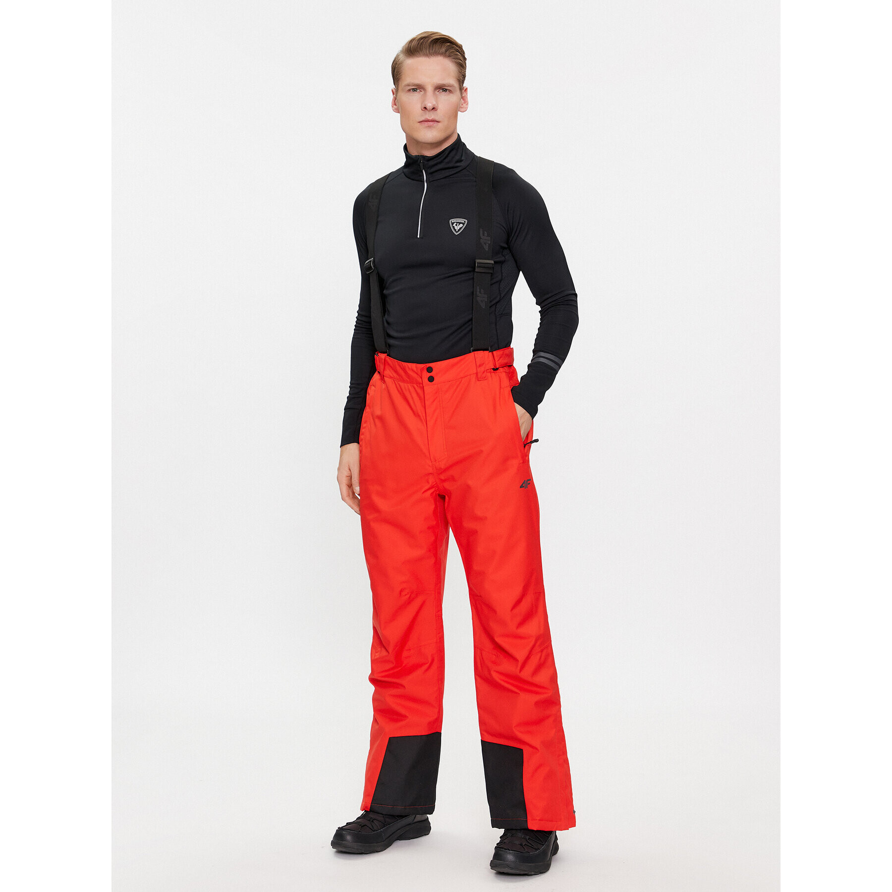 4F Pantaloni de schi AW23TFTRM361 Roșu Regular Fit - Pled.ro