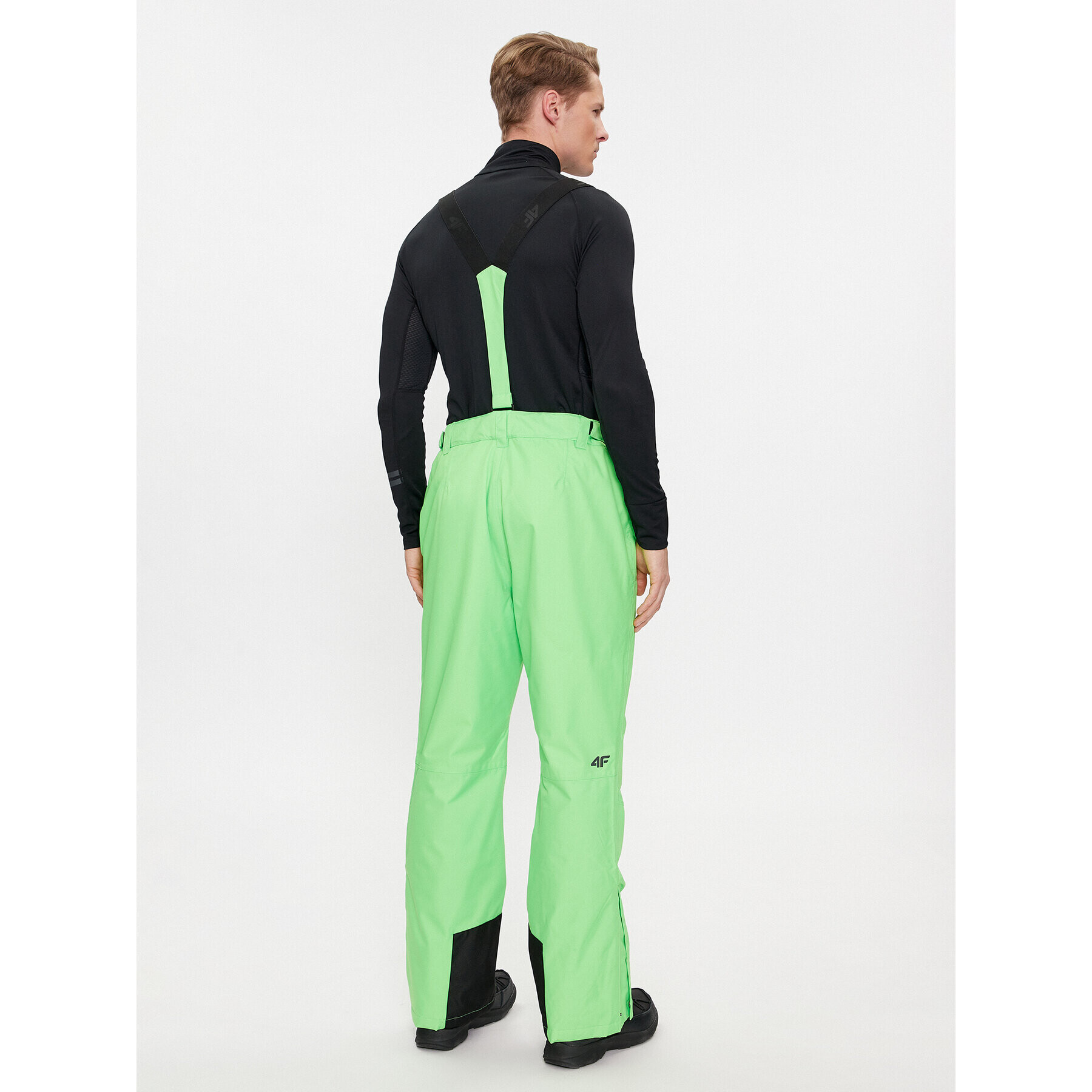 4F Pantaloni de schi AW23TFTRM361 Verde Regular Fit - Pled.ro