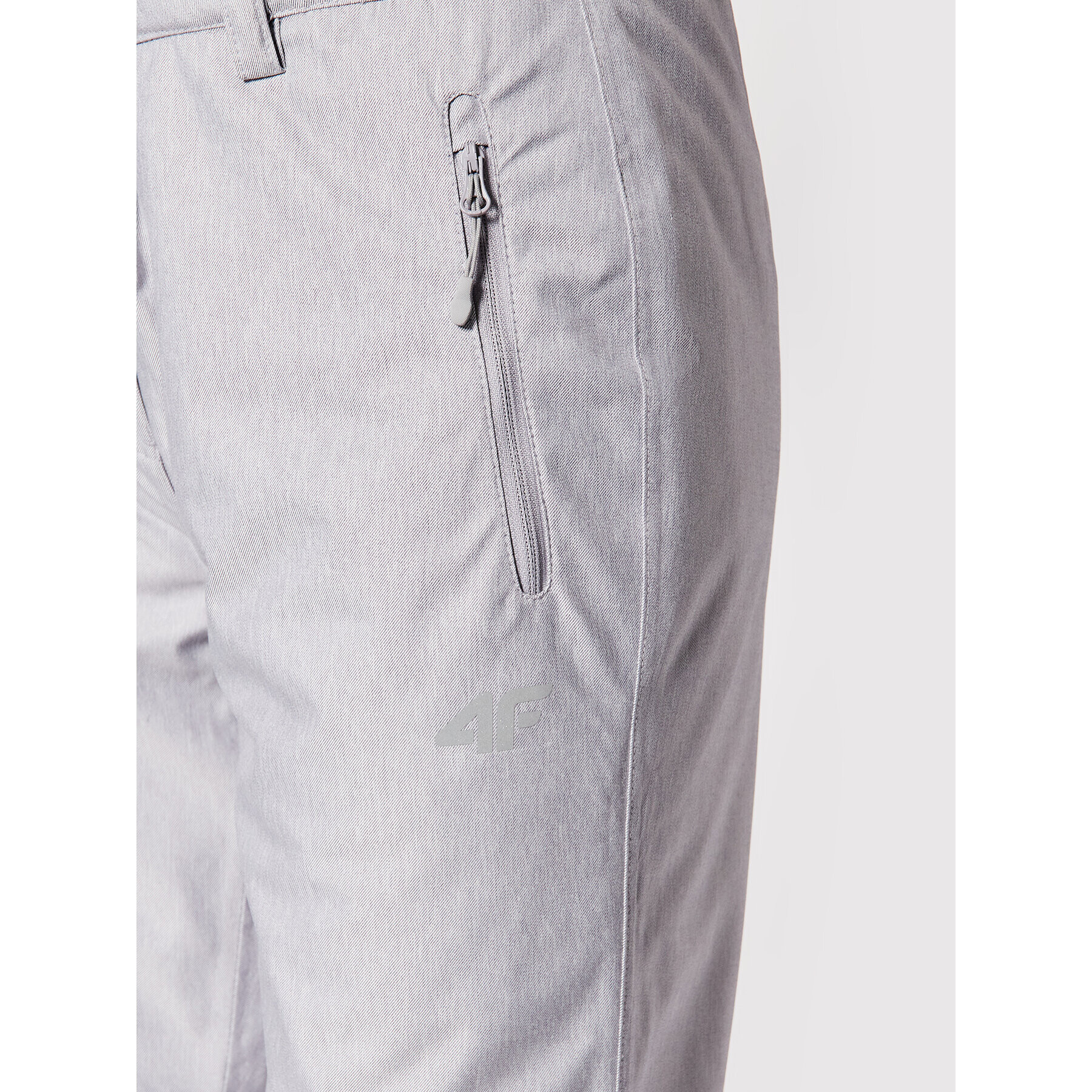 4F Pantaloni de schi H4Z21-SPDN001 Gri Regular Fit - Pled.ro