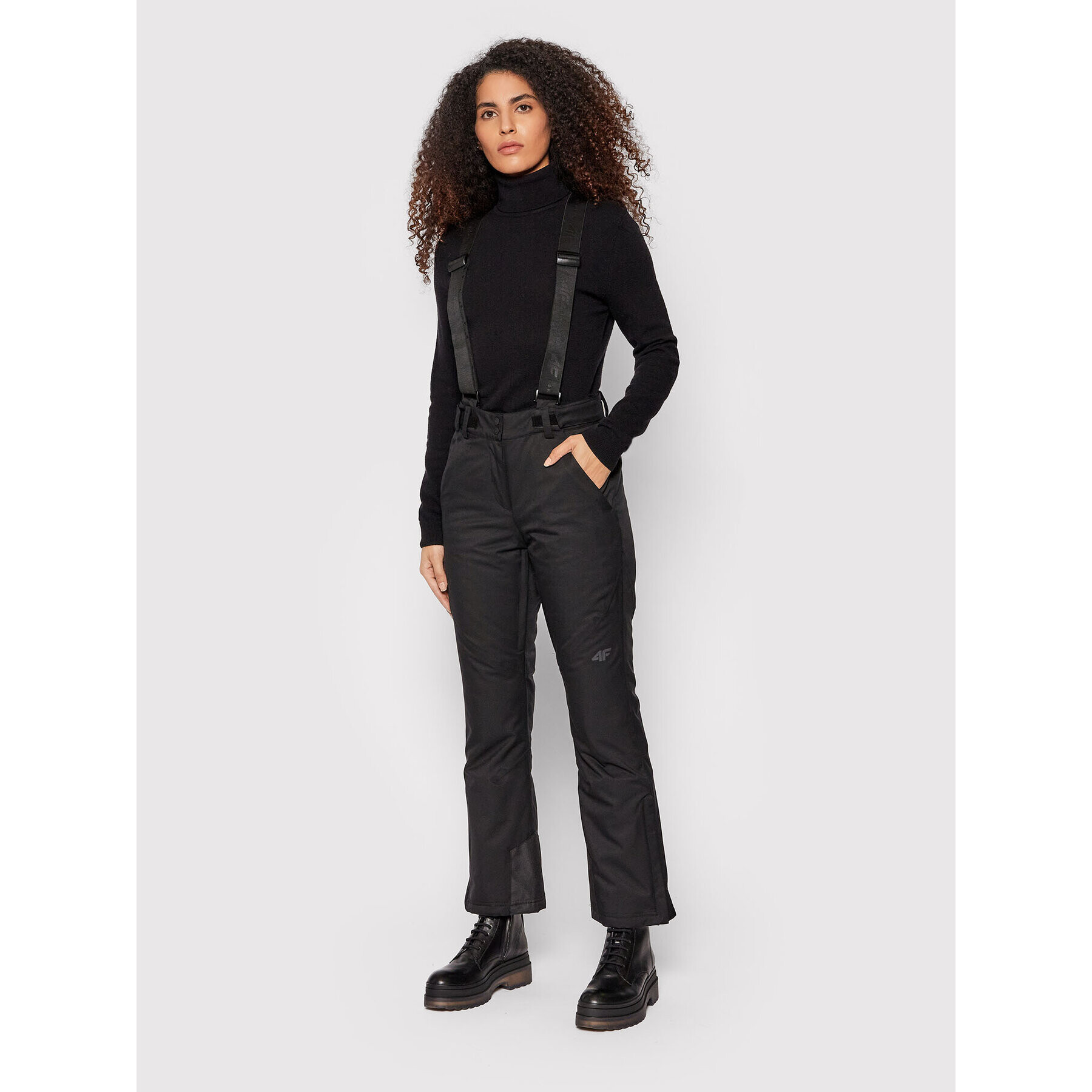 4F Pantaloni de schi H4Z21-SPDN002 Negru Regular Fit - Pled.ro