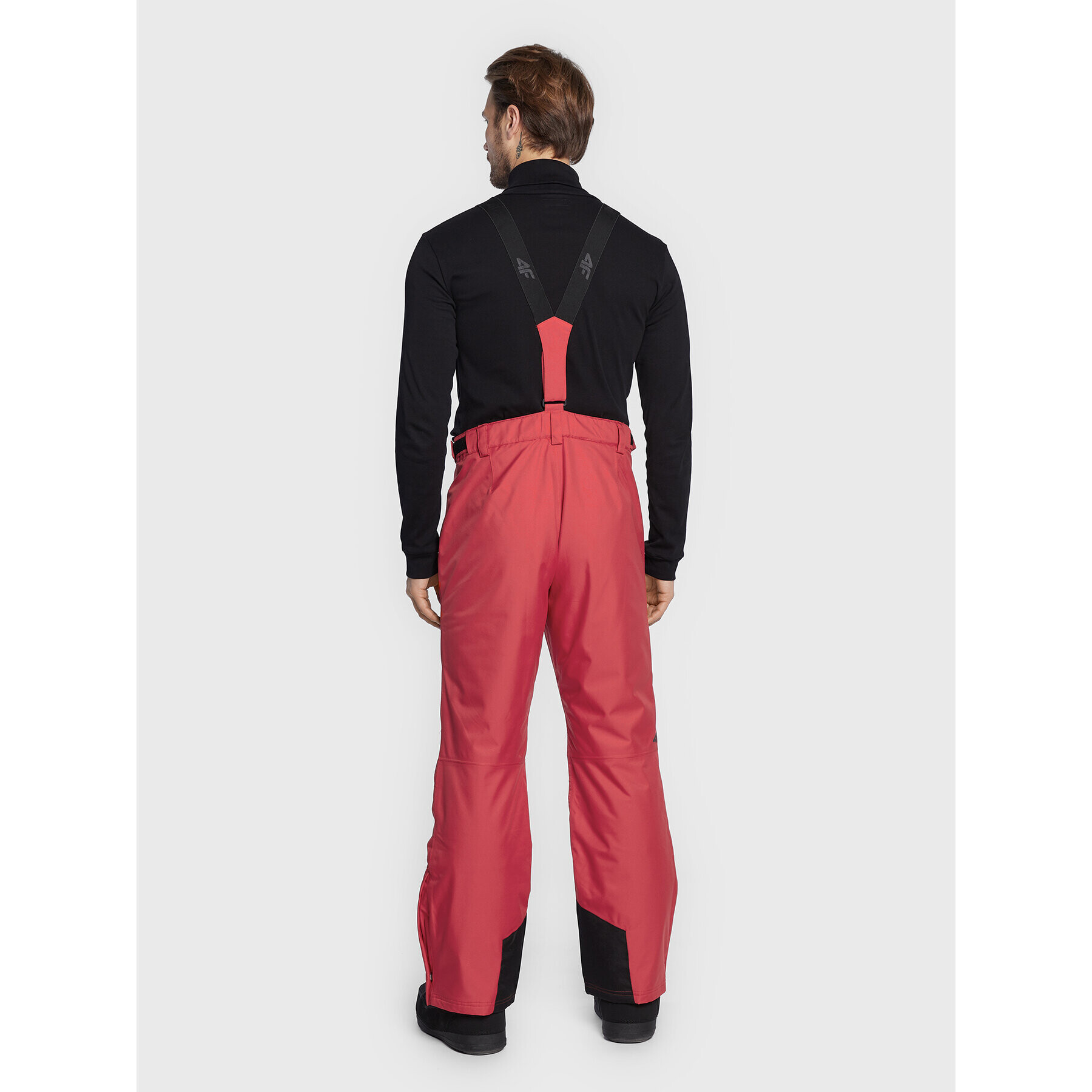 4F Pantaloni de schi H4Z22-SPMN001 Roșu Regular Fit - Pled.ro