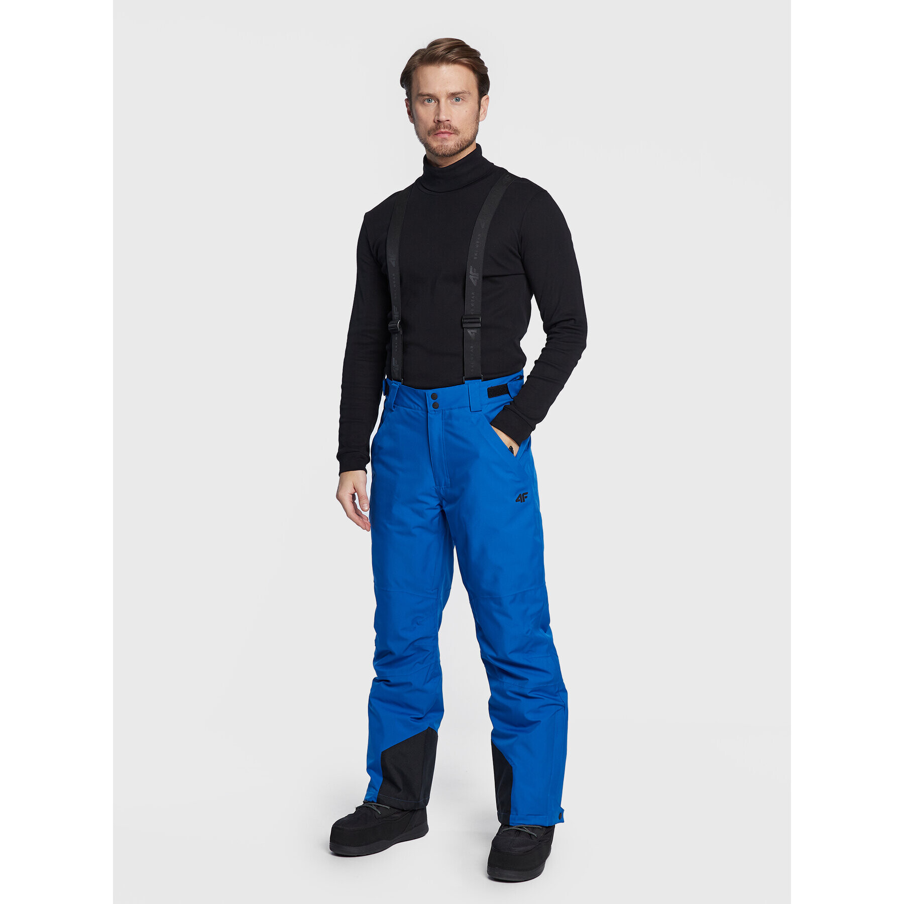 4F Pantaloni de schi H4Z22-SPMN003 Albastru Regular Fit - Pled.ro