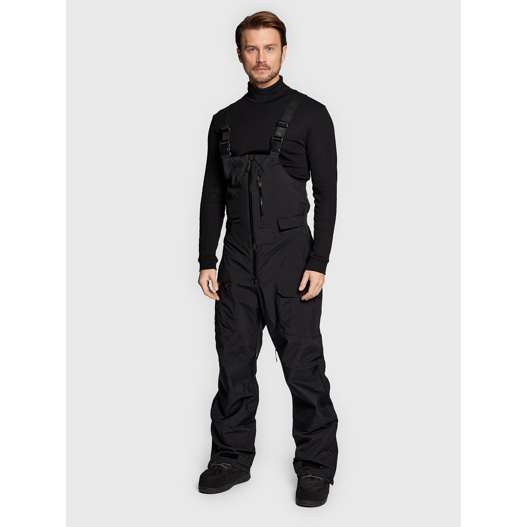 4F Pantaloni pentru snowboard H4Z22-SPMS002 Negru Regular Fit - Pled.ro