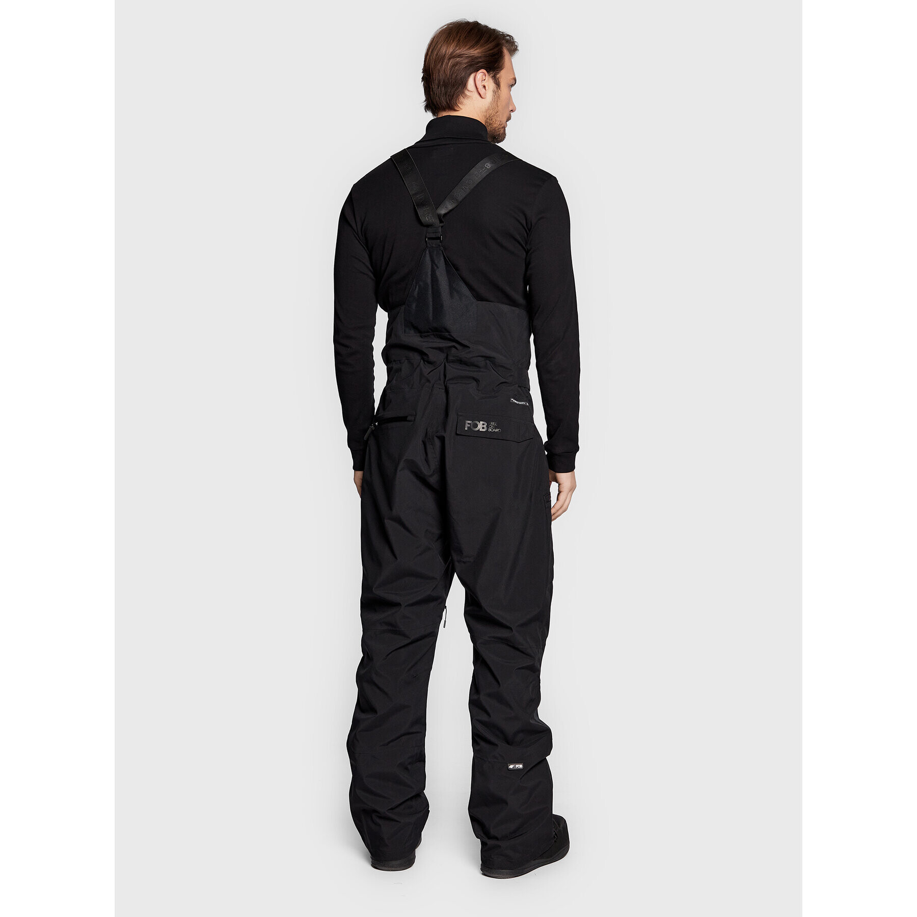 4F Pantaloni pentru snowboard H4Z22-SPMS002 Negru Regular Fit - Pled.ro