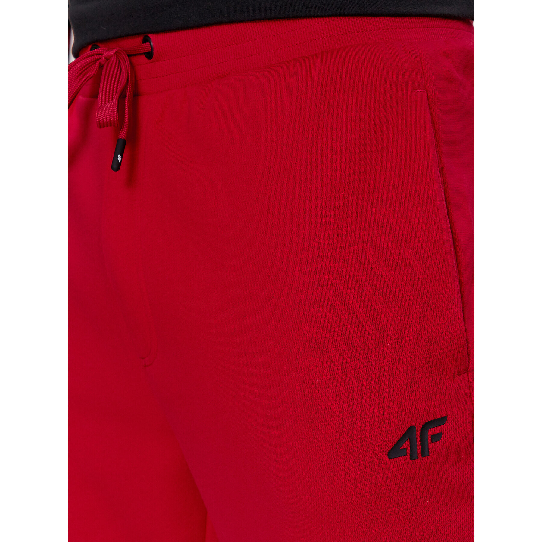 4F Pantaloni trening AW23TTROM452 Roșu Regular Fit - Pled.ro