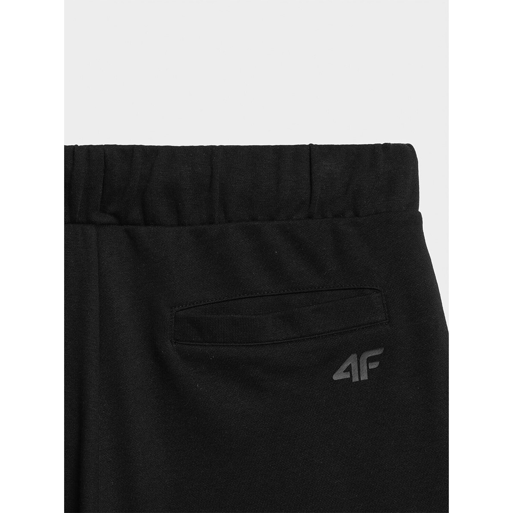 4F Pantaloni trening AW23TTROM453 Negru Regular Fit - Pled.ro