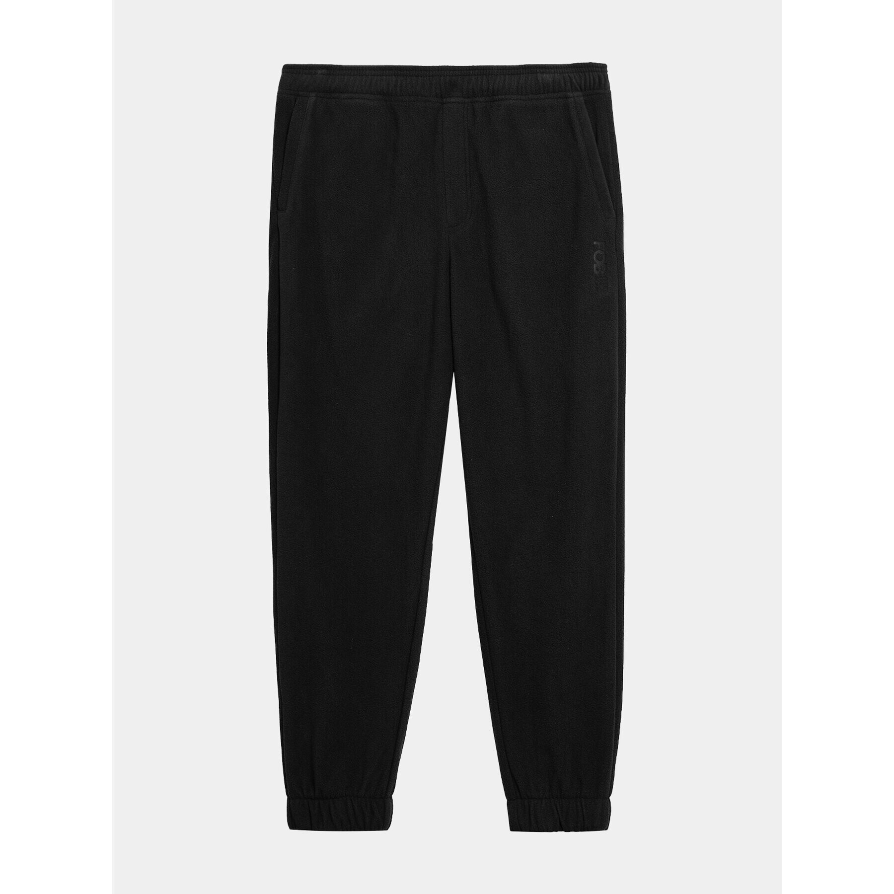 4F Pantaloni trening AW23TTROM470 Negru Regular Fit - Pled.ro