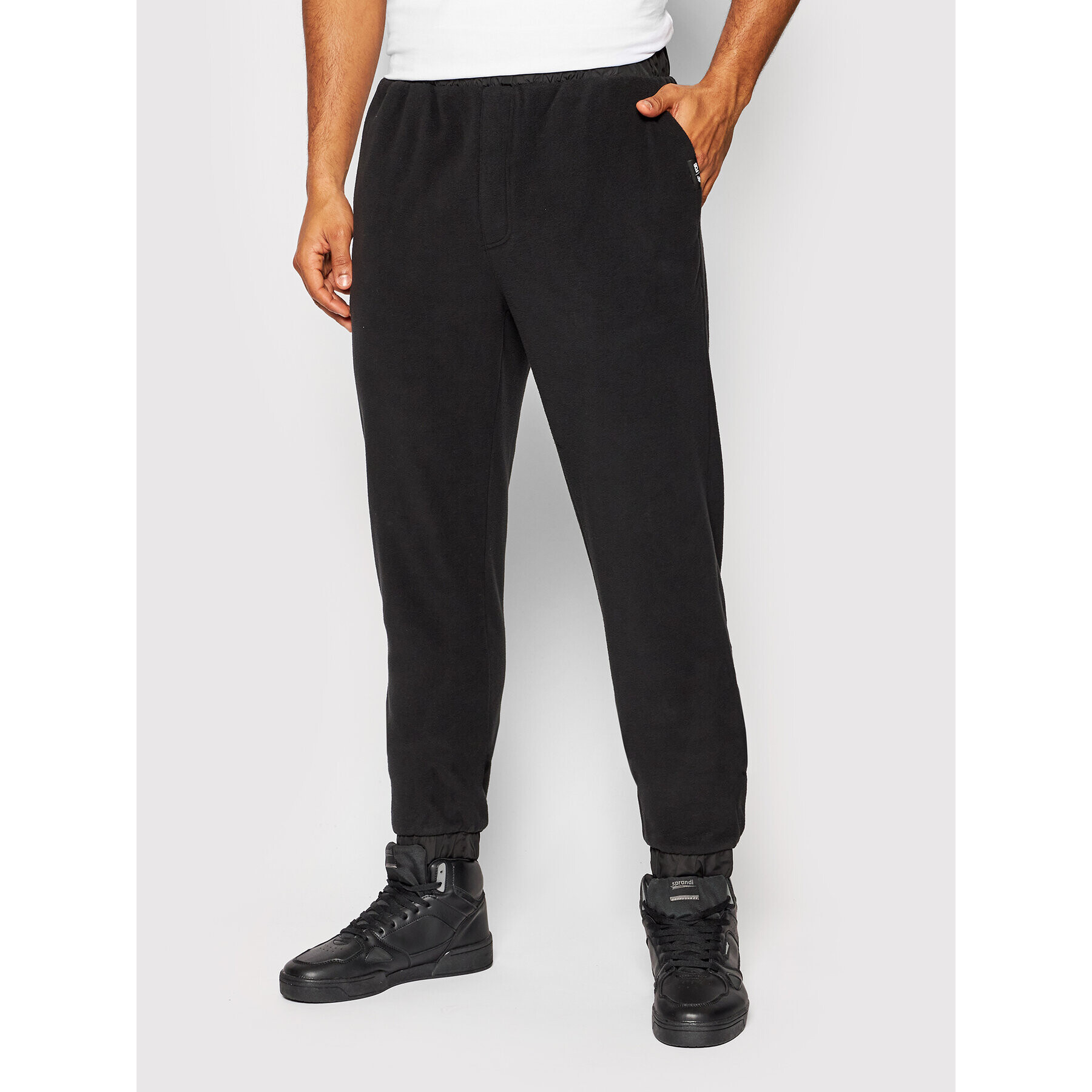 4F Pantaloni trening H4Z21-SPMD016 Negru Regular Fit - Pled.ro