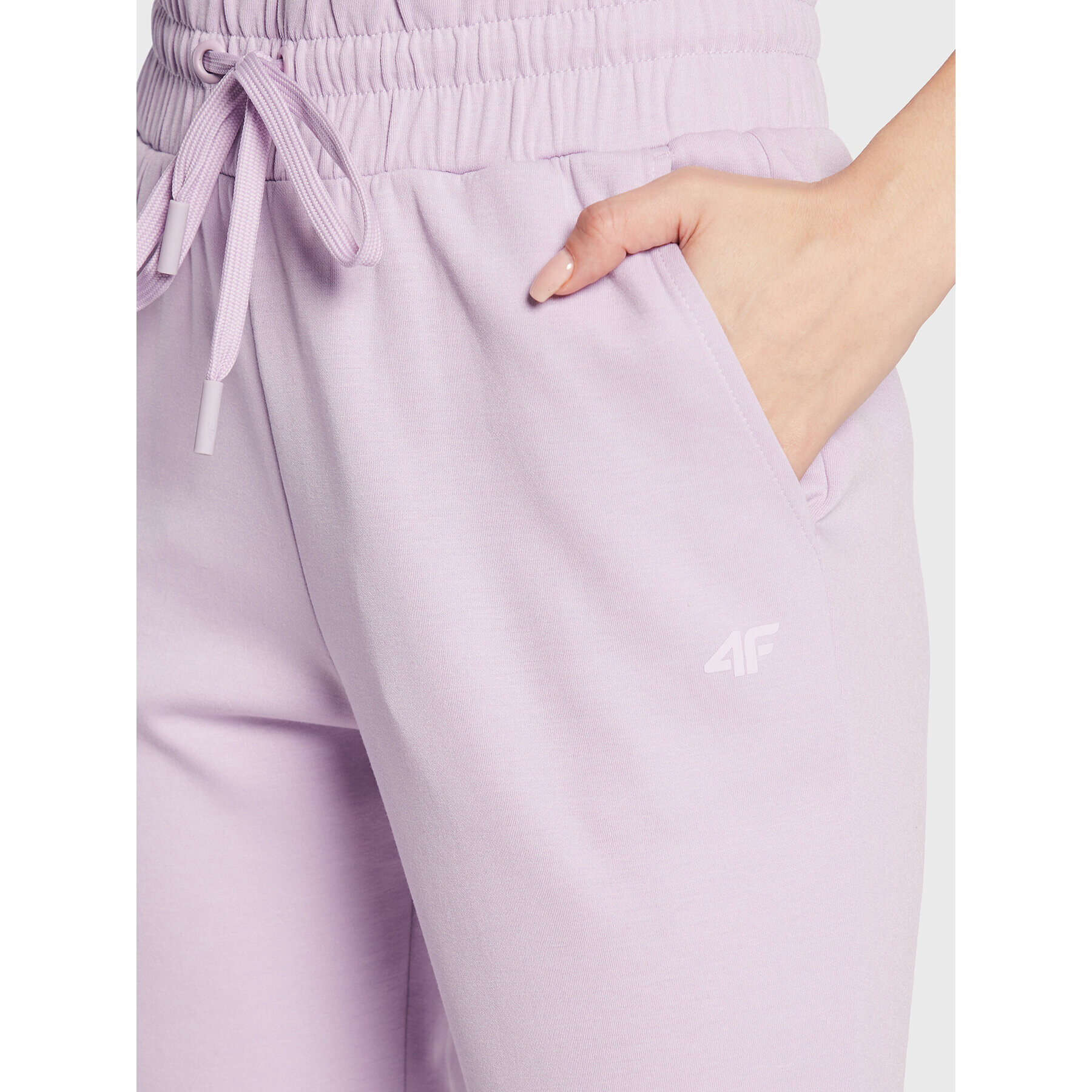 4F Pantaloni trening H4Z22-SPDD013 Violet Regular Fit - Pled.ro