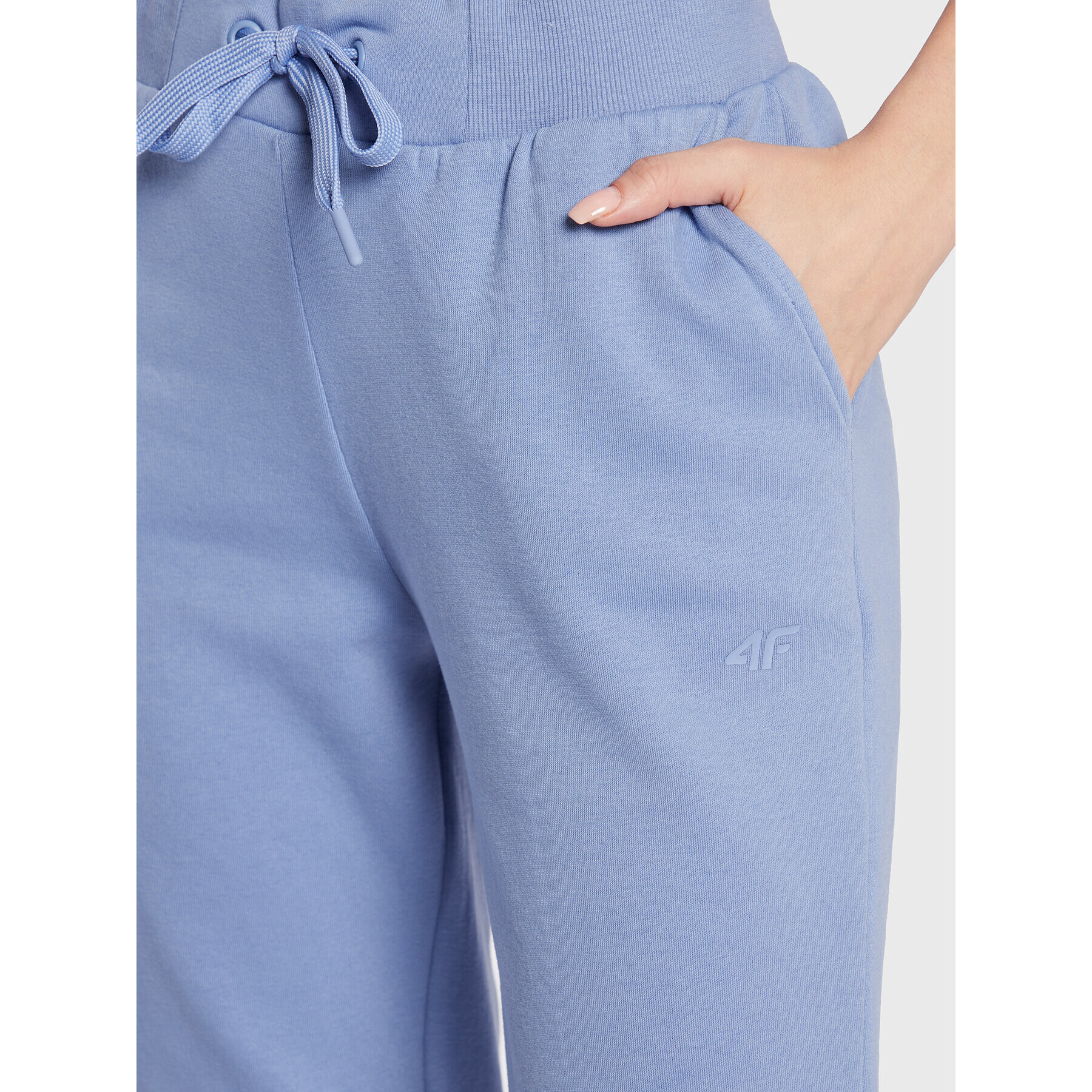 4F Pantaloni trening H4Z22-SPDD351 Albastru Regular Fit - Pled.ro