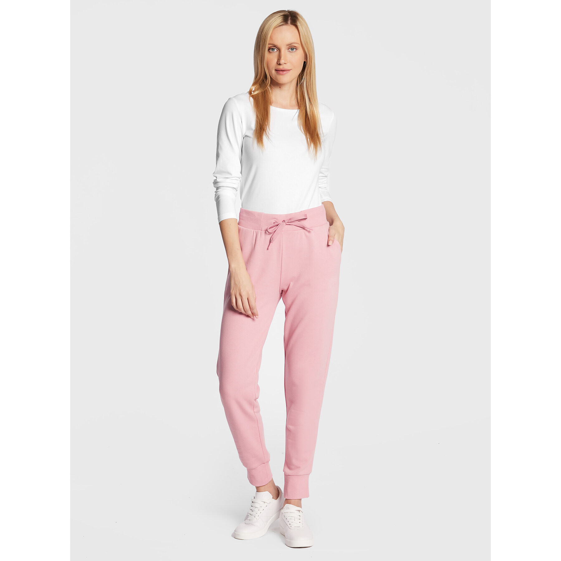 4F Pantaloni trening H4Z22-SPDD351 Roz Regular Fit - Pled.ro