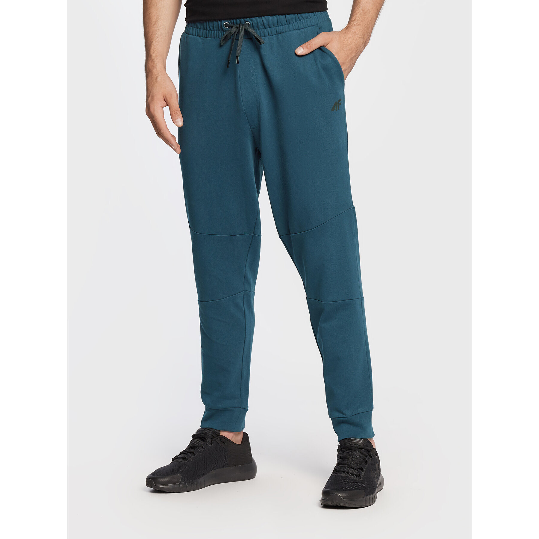 4F Pantaloni trening H4Z22-SPMD012 Bleumarin Regular Fit - Pled.ro