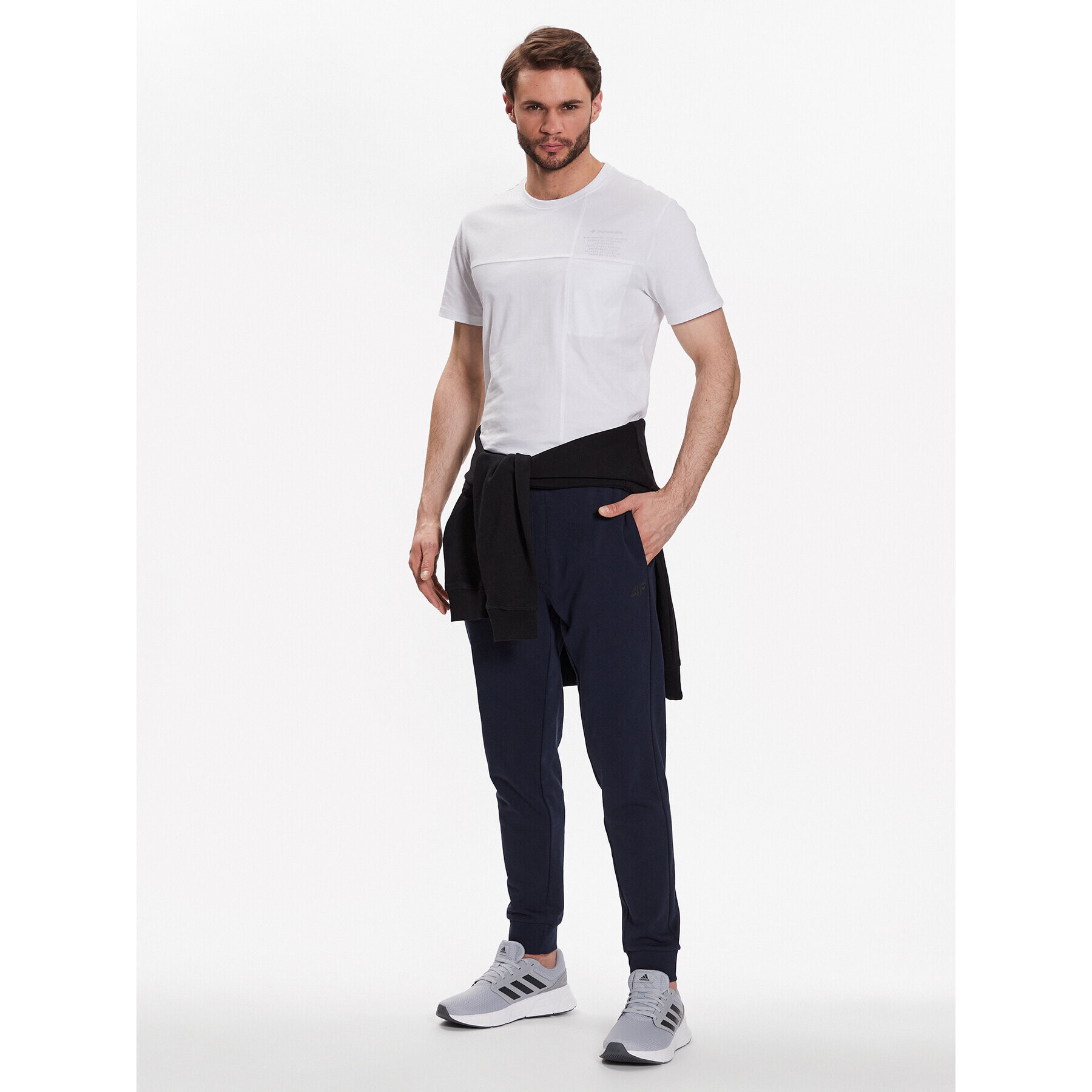 4F Pantaloni trening SS23TTROM223 Bleumarin Regular Fit - Pled.ro