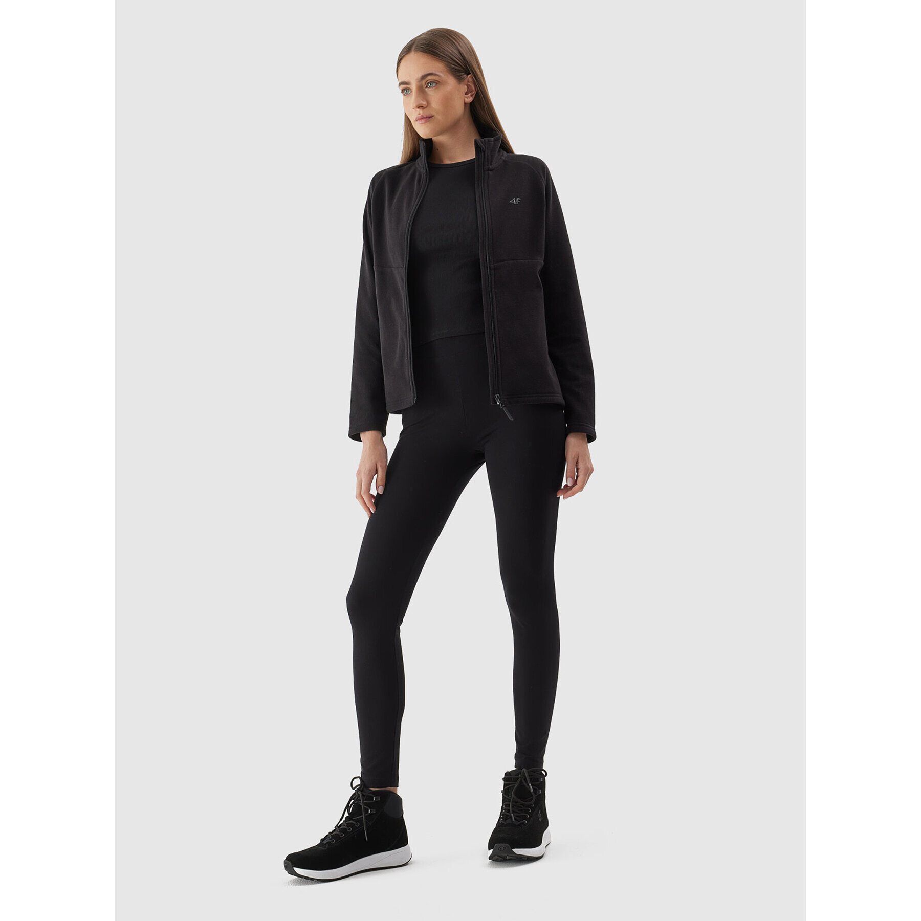 4F Polar AW23TFLEF146 Negru Regular Fit - Pled.ro