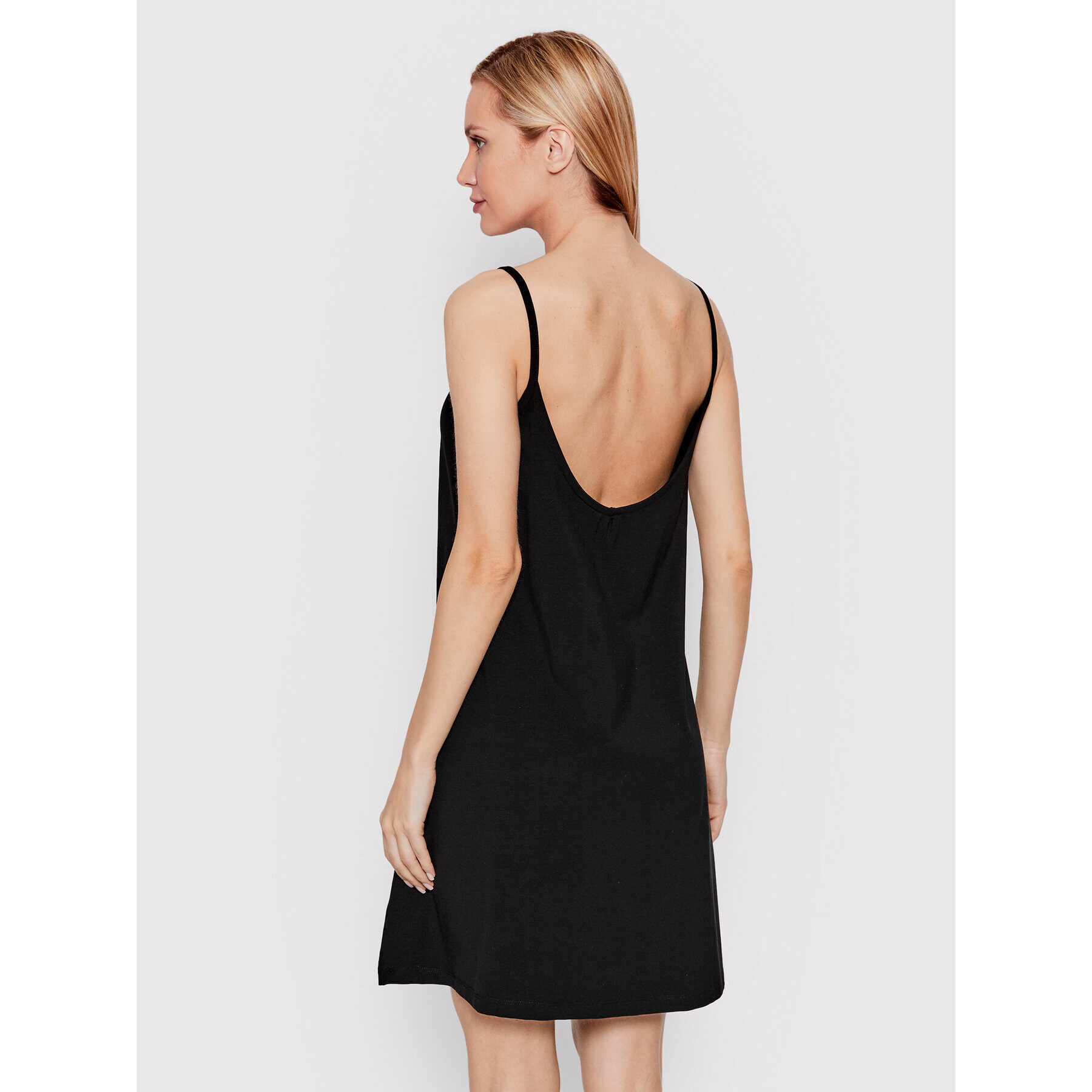 4F Rochie de zi H4L22-SUDD016 Negru Regular Fit - Pled.ro