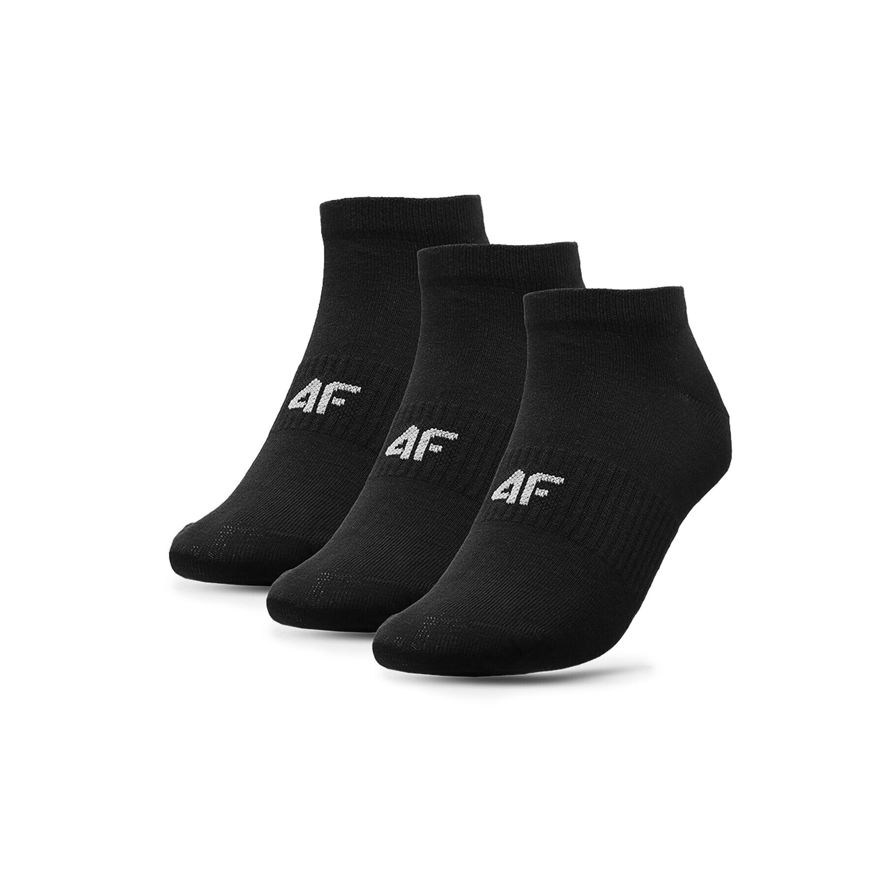 4F Set de 3 perechi de șosete medii de damă AW23USOCF197 Negru - Pled.ro