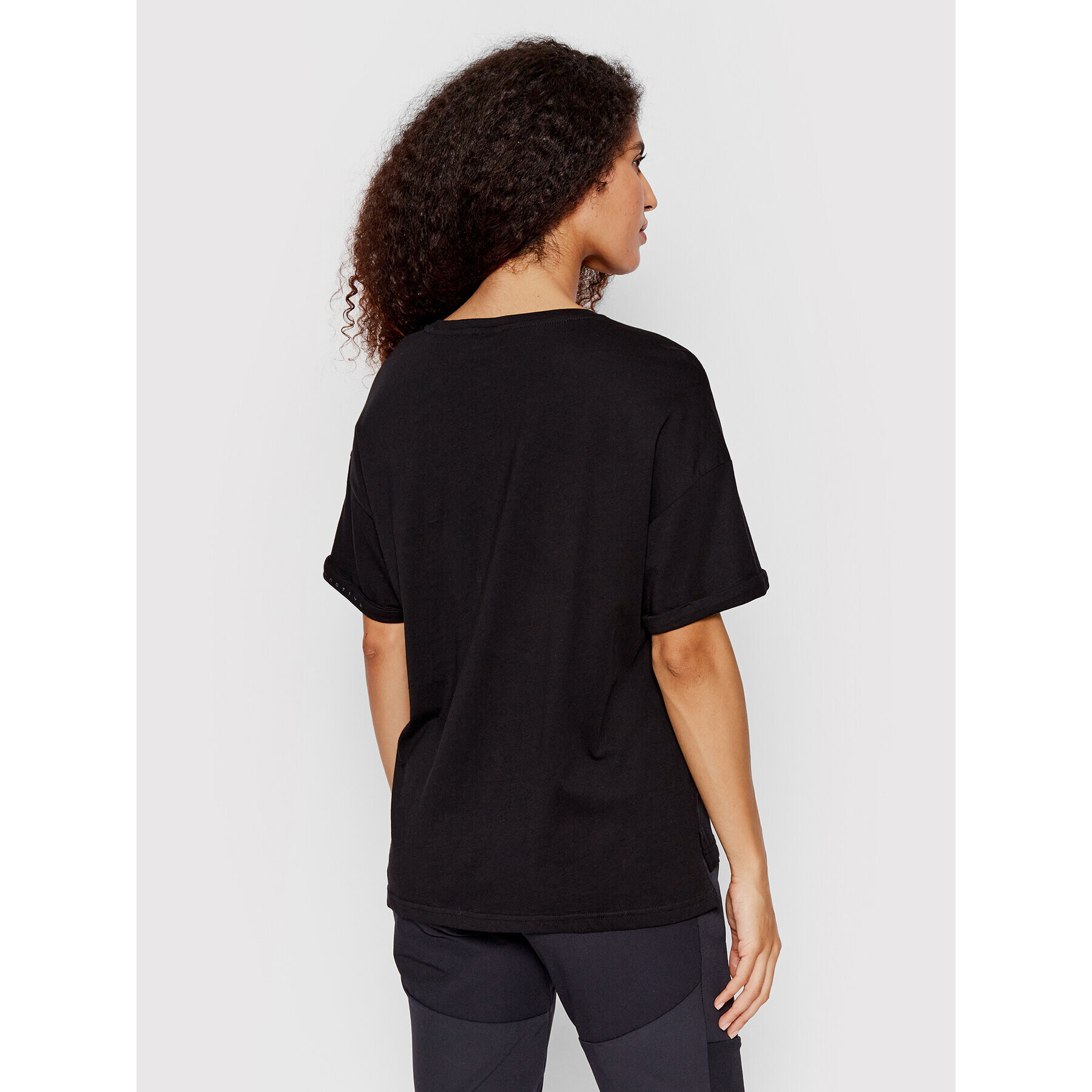 4F Tricou H4L22-TSD011 Negru Relaxed Fit - Pled.ro