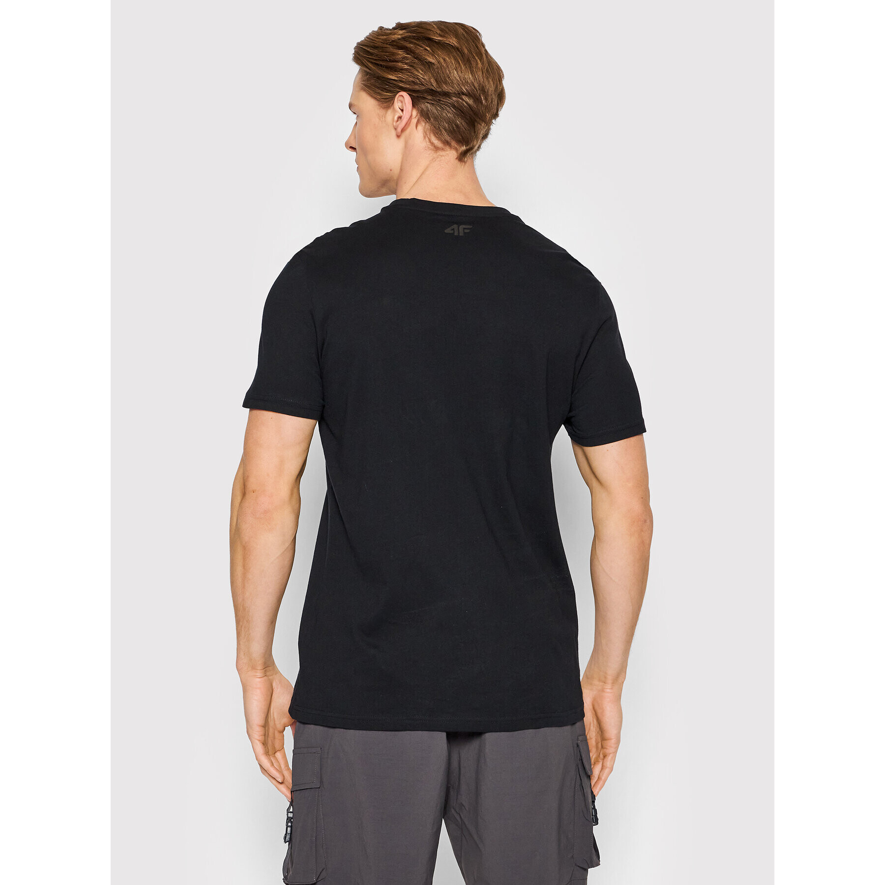 4F Tricou H4L22-TSM068 Negru Regular Fit - Pled.ro