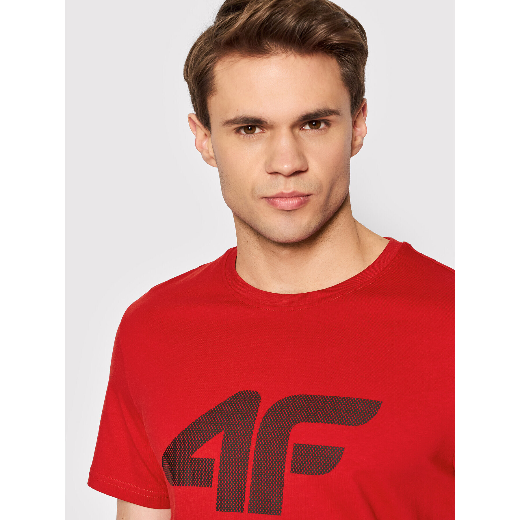 4F Tricou H4L22-TSM353 Roșu Regular Fit - Pled.ro