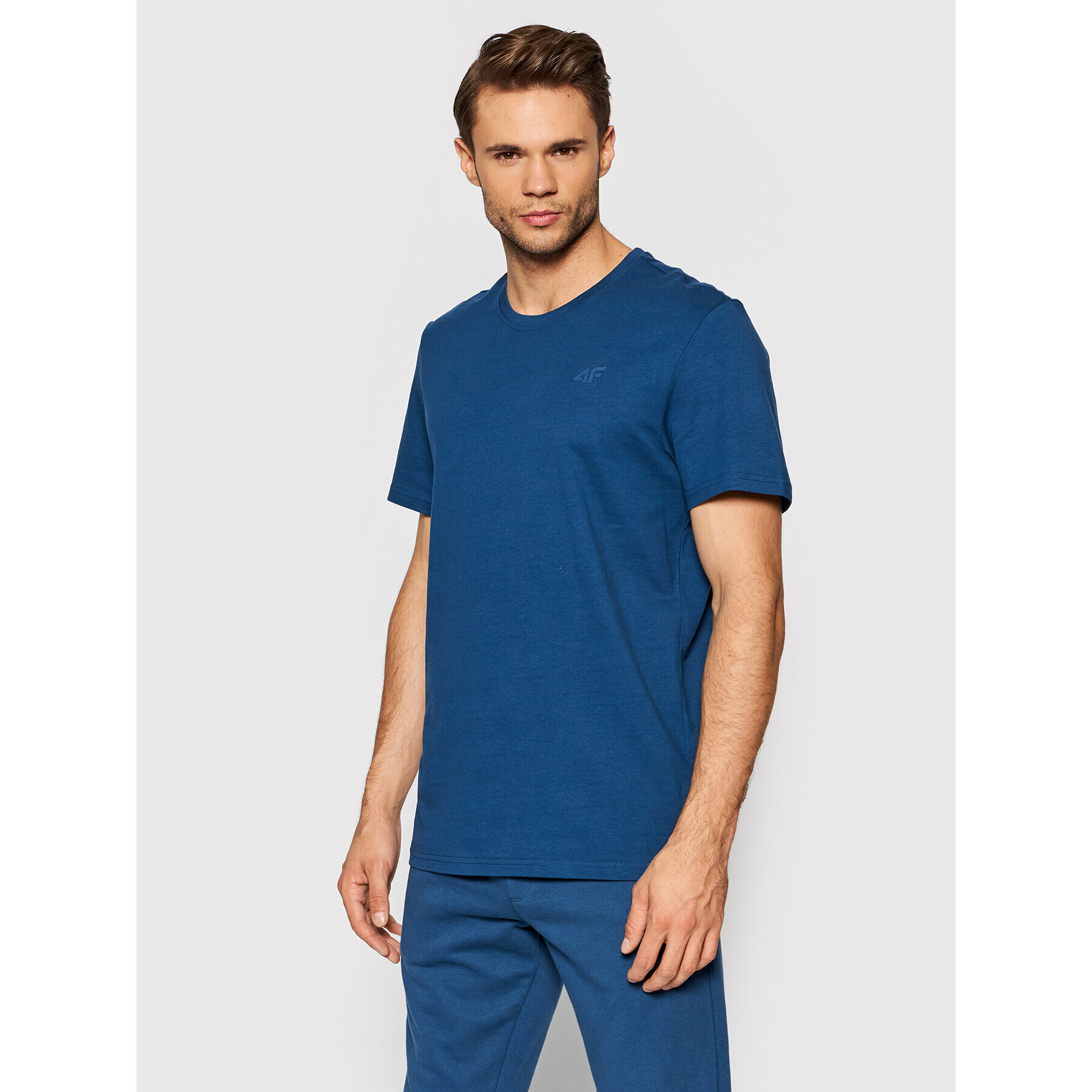 4F Tricou NOSH4-TSM352 Bleumarin Regular Fit - Pled.ro