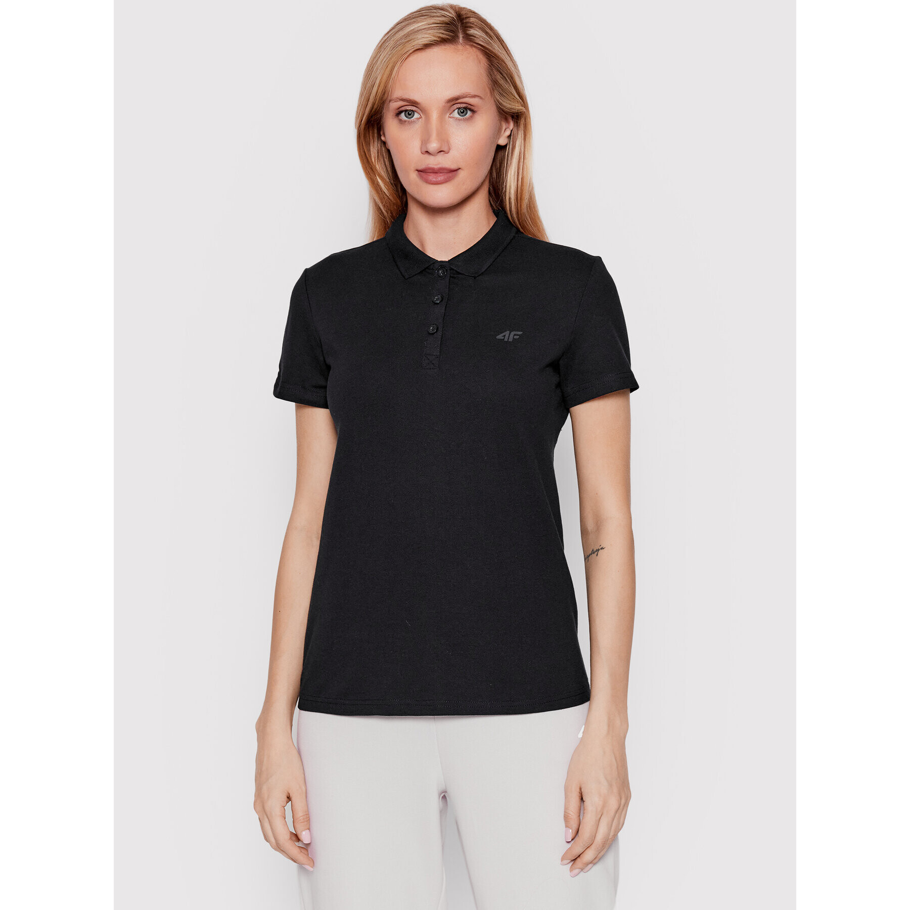 4F Tricou polo H4L22-TSD355 Bleumarin Regular Fit - Pled.ro