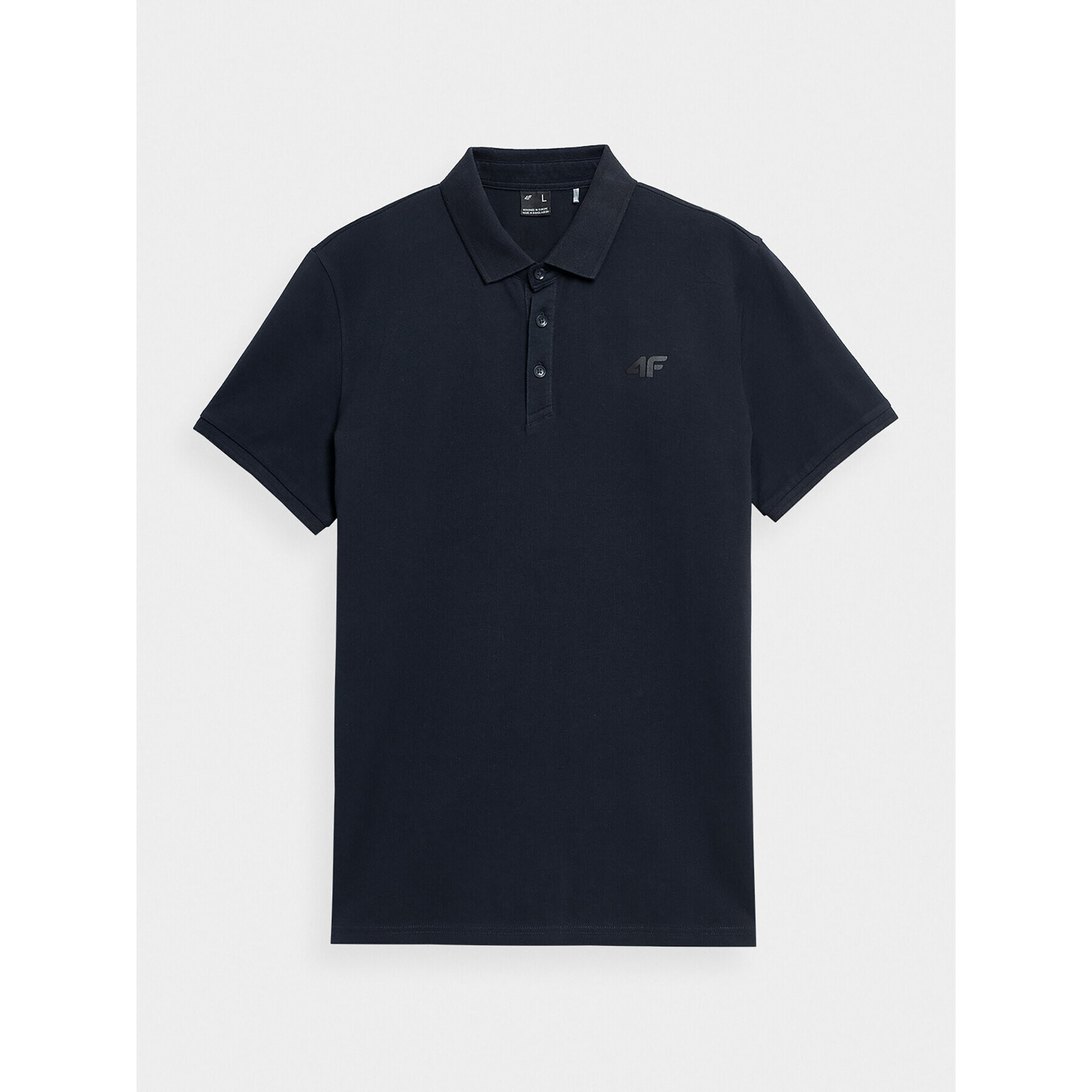 4F Tricou polo SS23TPTSM039 Bleumarin Regular Fit - Pled.ro