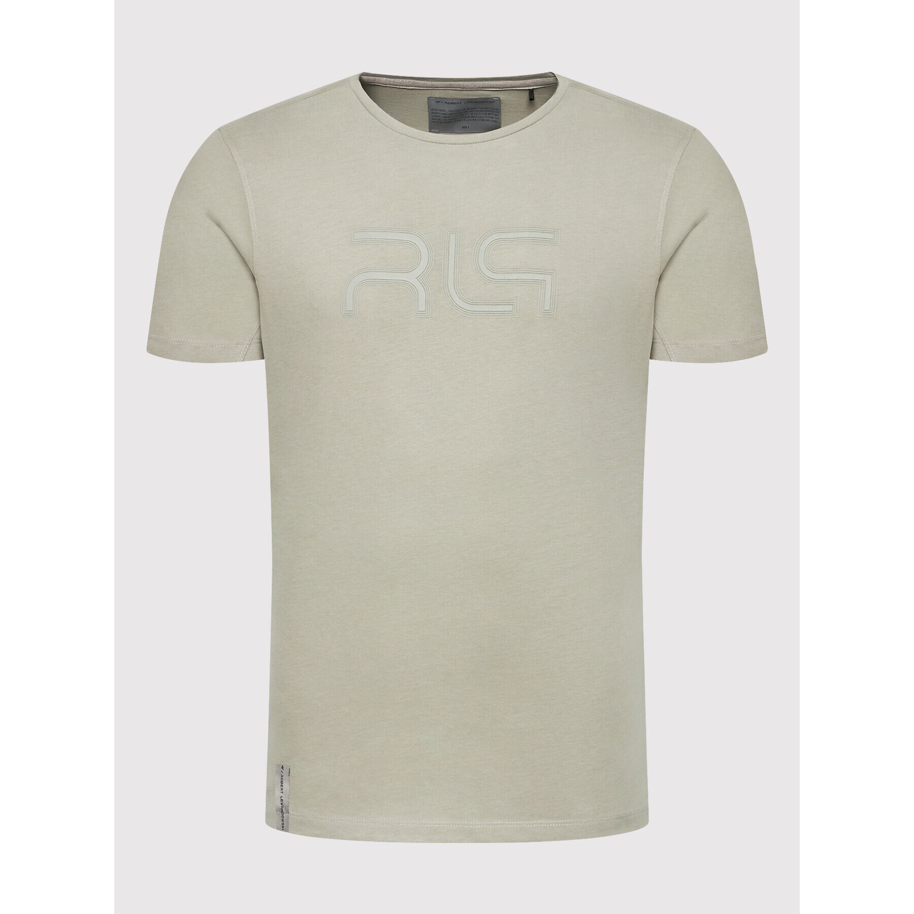 4F Tricou R4L21-TSM902 Gri Regular Fit - Pled.ro