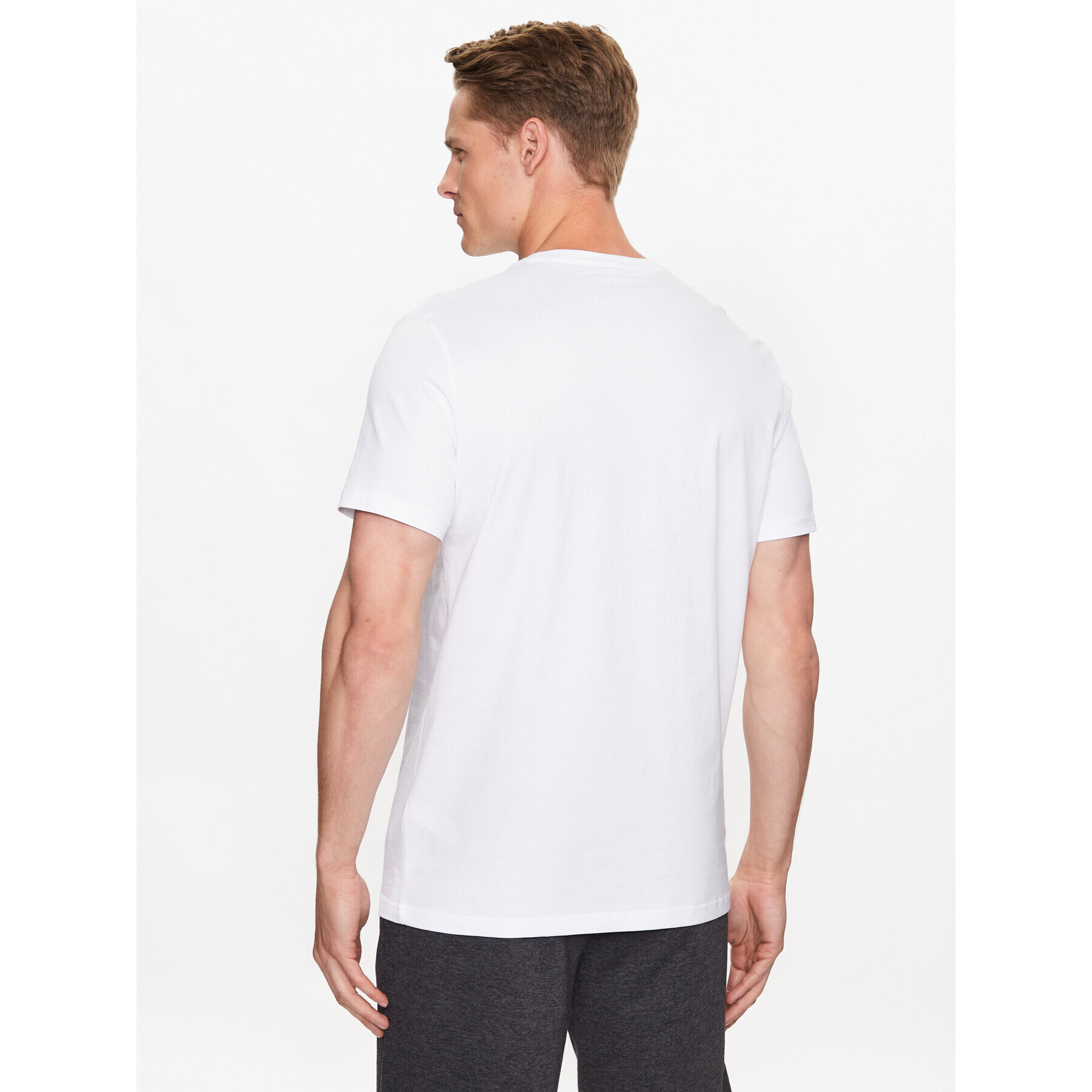 4F Tricou SS23TTSHM539 Alb Regular Fit - Pled.ro