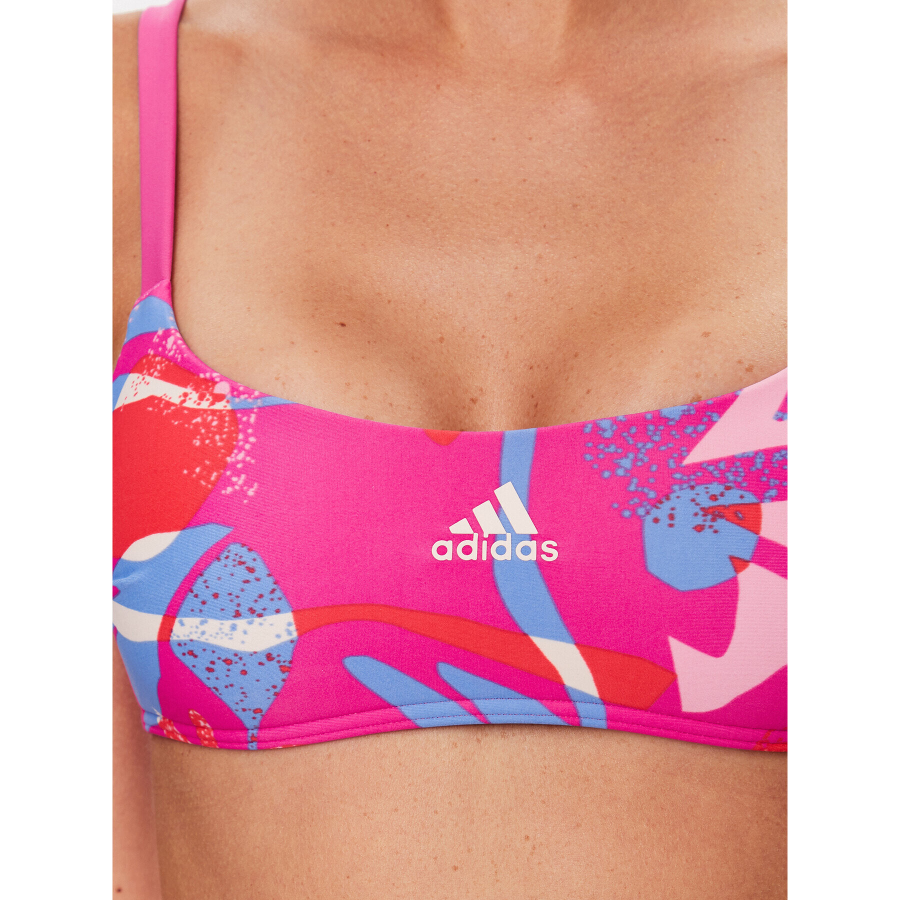 adidas Bikini Padded Flower Graphic Bikini IM1247 Roz - Pled.ro