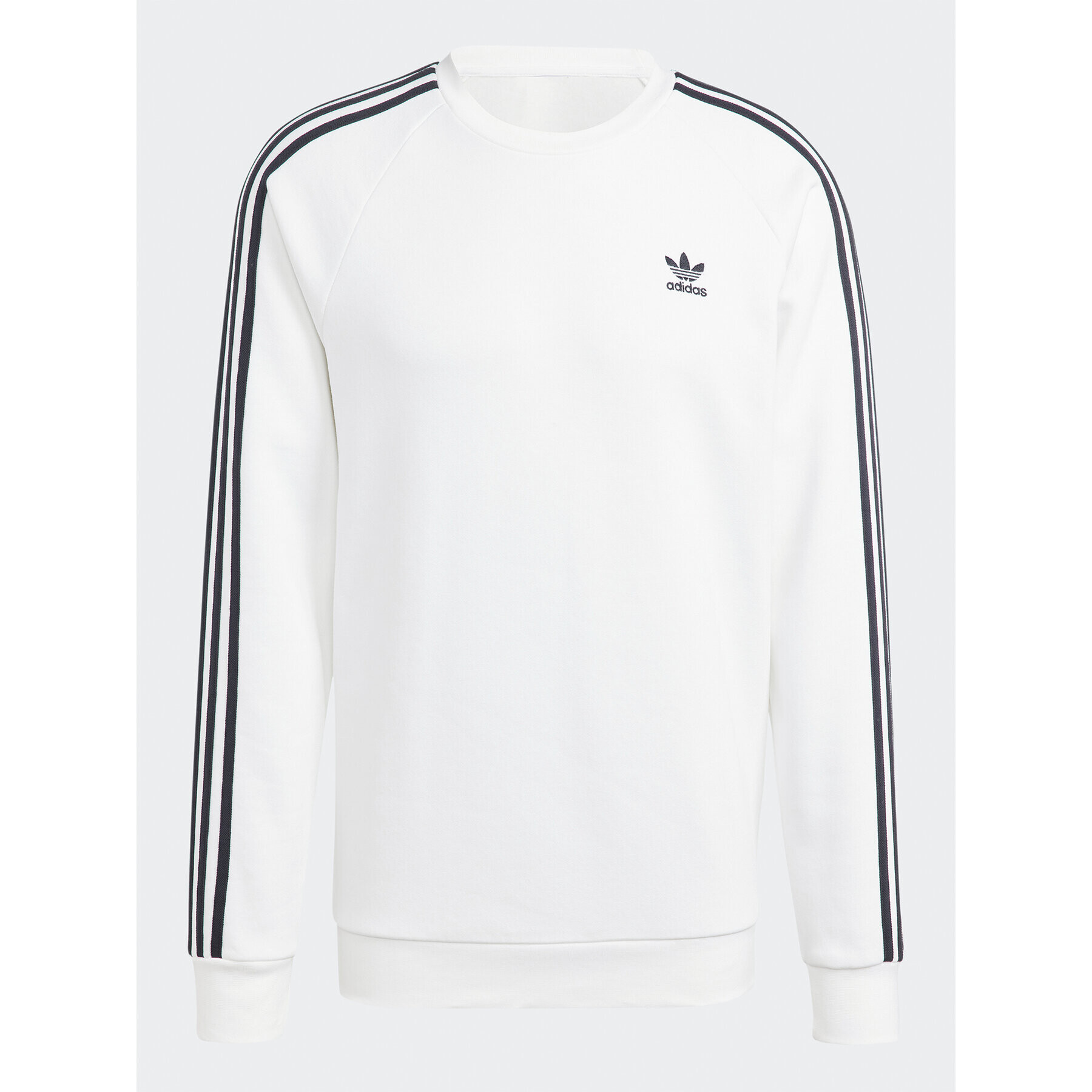 adidas Bluză Adicolor Classics 3-Stripes Crew Sweatshirt IA4862 Alb Regular Fit - Pled.ro