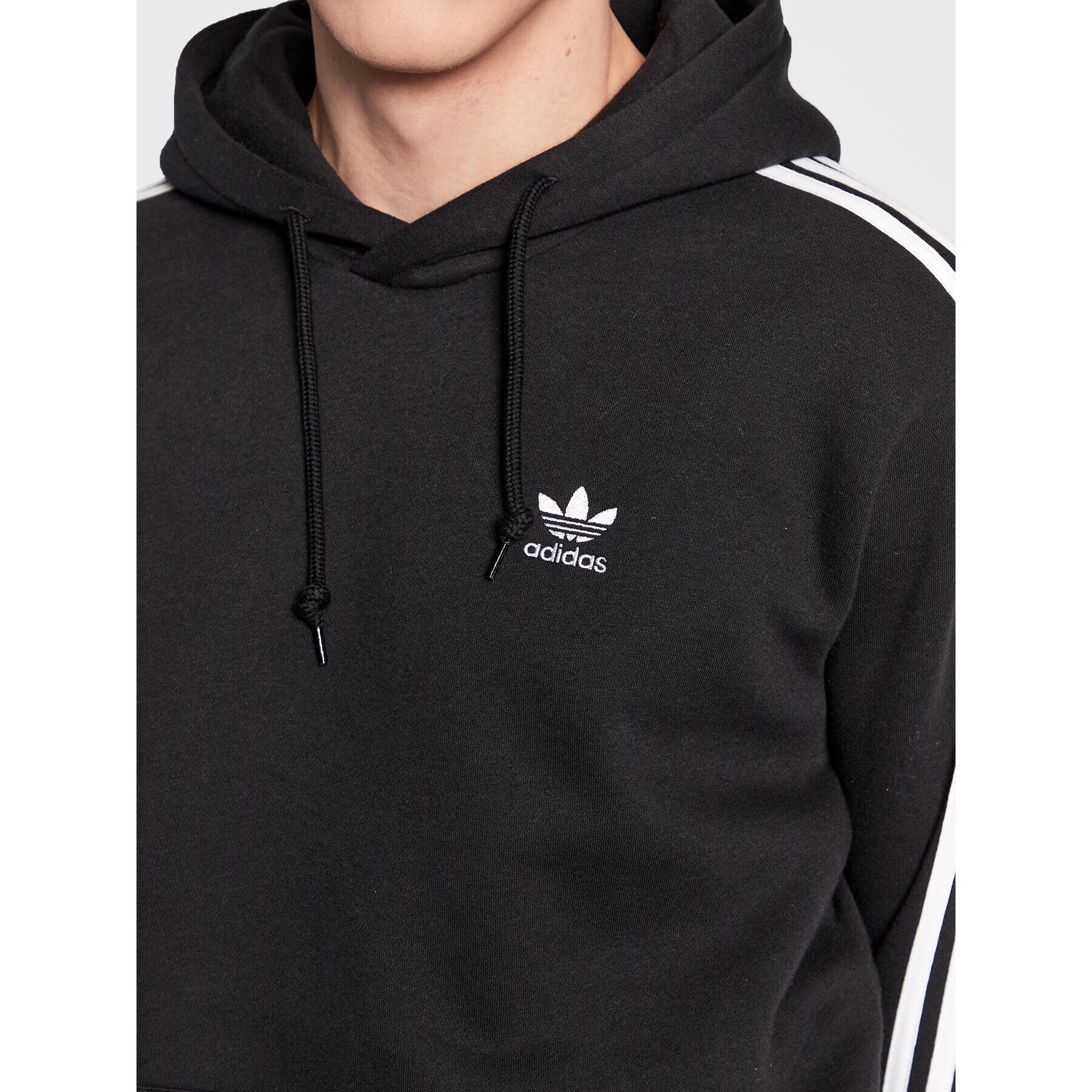 adidas Bluză Adicolor Classics 3-Stripes Hoodie IA6346 Negru Regular Fit - Pled.ro