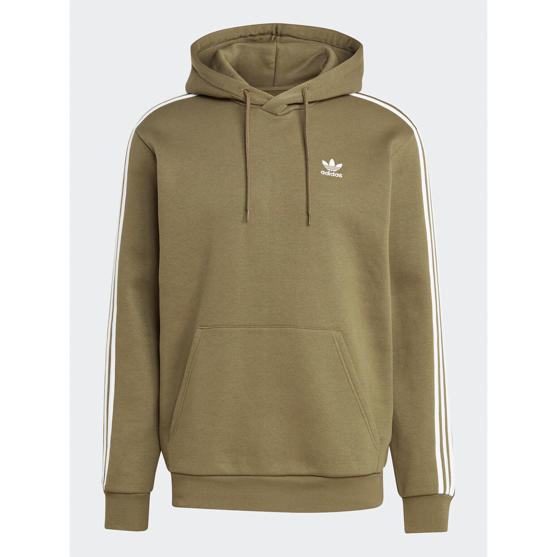 adidas Bluză Adicolor Classics 3-Stripes Hoodie IB1415 Verde Regular Fit - Pled.ro