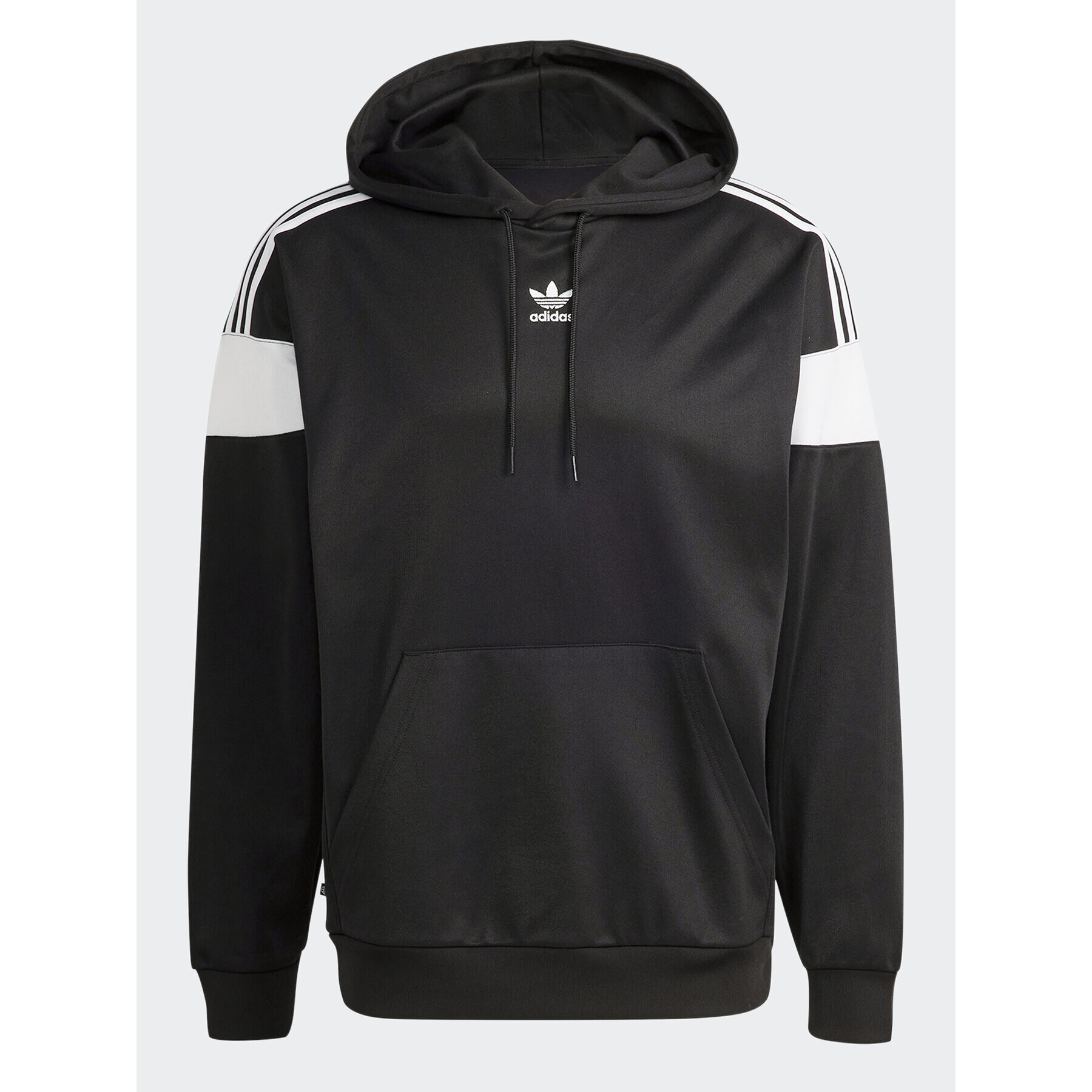 adidas Bluză Adicolor Classics Cut Line Hoodie HS2065 Negru Loose Fit - Pled.ro