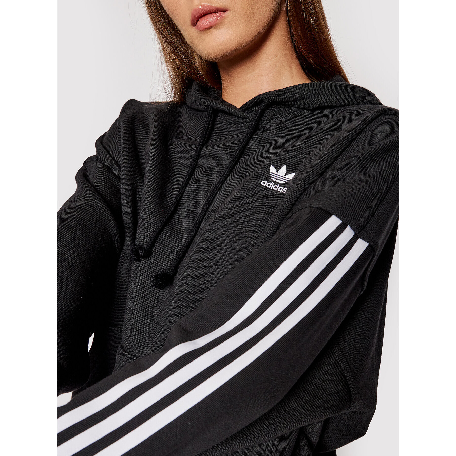 adidas Bluză adicolor Classics H37799 Negru Oversize - Pled.ro