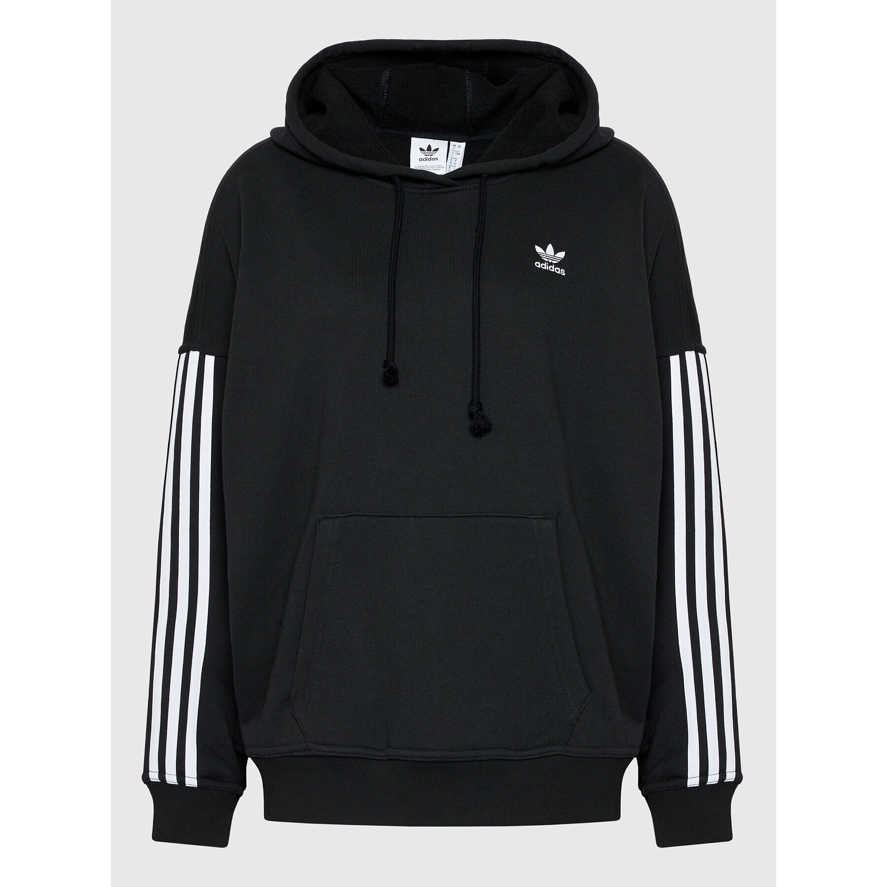 adidas Bluză adicolor Classics H37799 Negru Oversize - Pled.ro